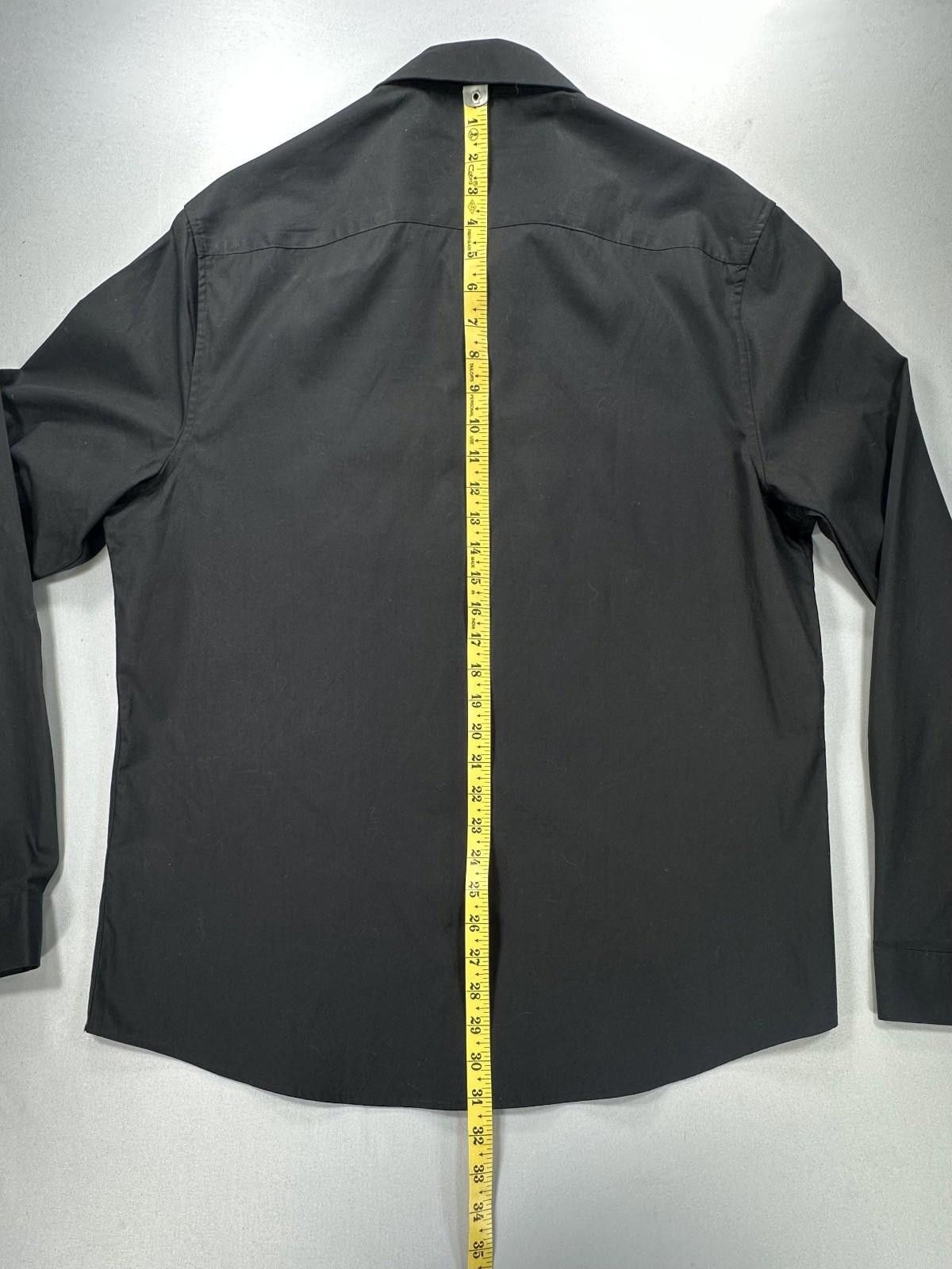Asos Asos Design 100% Cotton Black Button Down Shirt Mens XL Size US XL / EU 56 / 4 - 5 Thumbnail