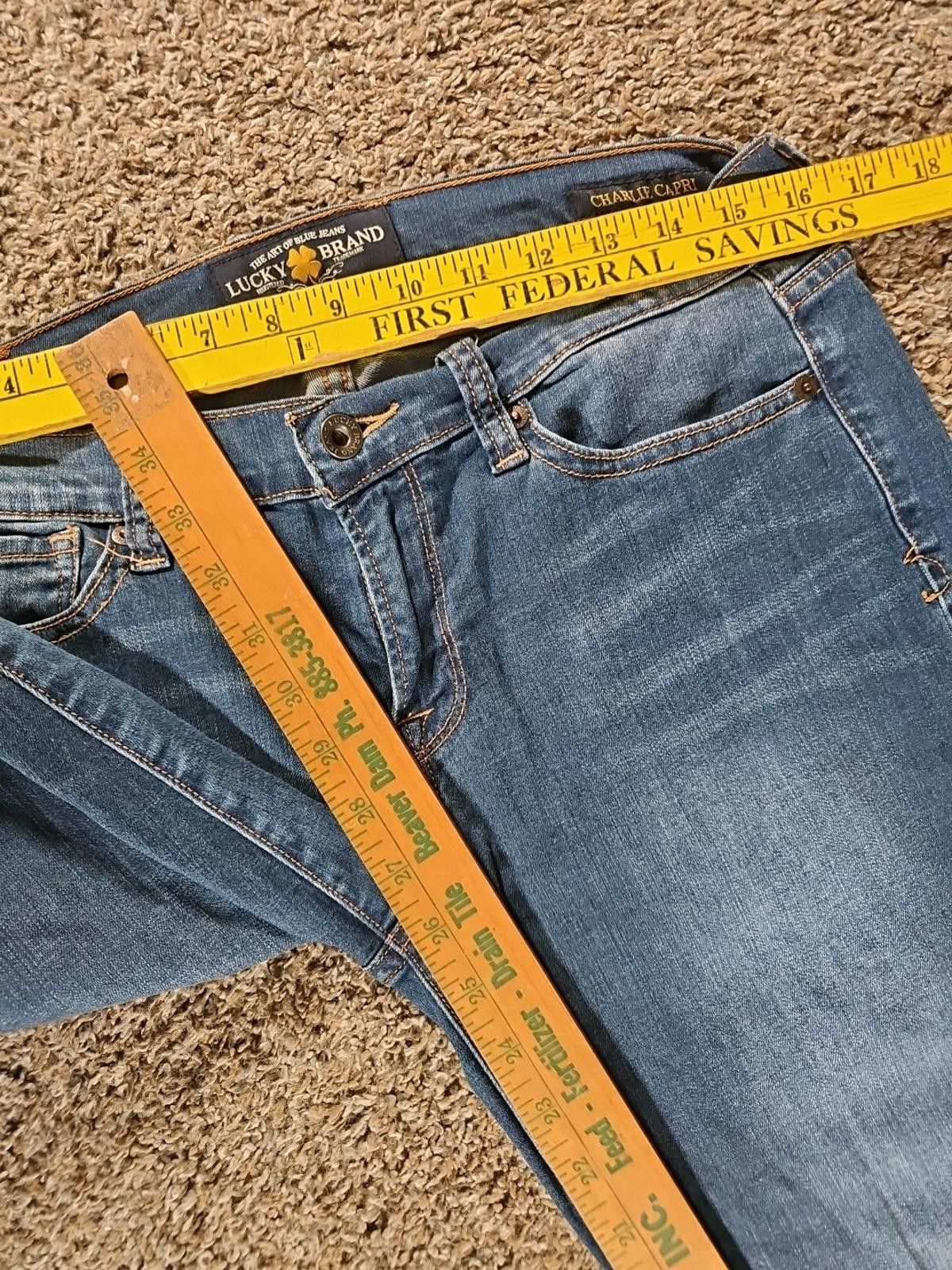Lucky Brand Lucky Brand 10/30 Charlie Capri Jeans Size 32" / US 10 / IT 46 - 5 Thumbnail