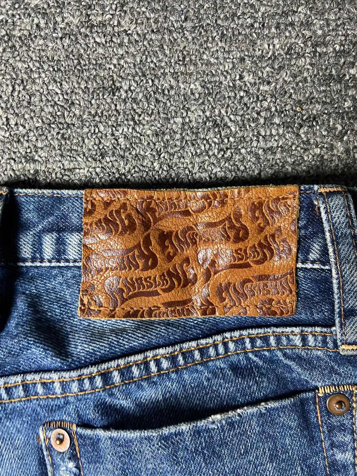 Japanese Brand RNA Slang Distressed Seditionaries Patchwork Jeans (157) Size US 28 / EU 44 - 3 Thumbnail