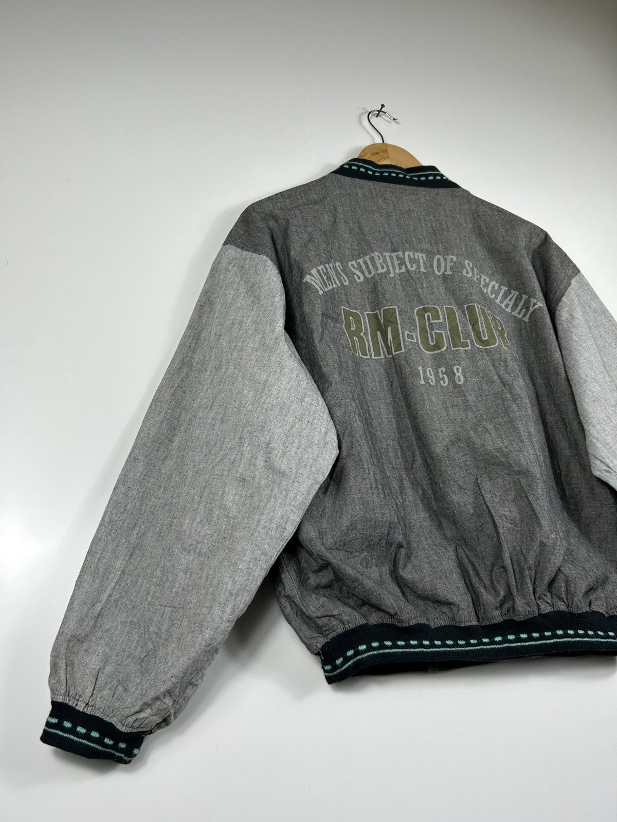 Japanese Brand × Vintage ⚡️Vintage Mr.Rois Button Bomber Jacket Size US M / EU 48-50 / 2 - 13 Thumbnail
