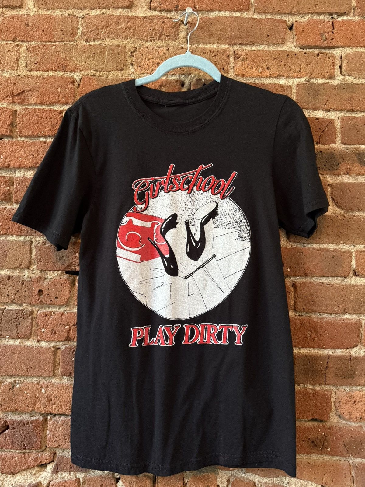 Band Tees Vintage Girlschool “Play Dirty” Tee Size US S / EU 44-46 / 1 - 1 Thumbnail