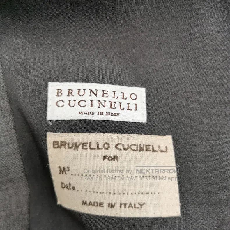 Brunello Cucinelli Brunello Cucinelli Silk and wool blend solid-colored round Size S / US 4 / IT 40 - 3 Thumbnail