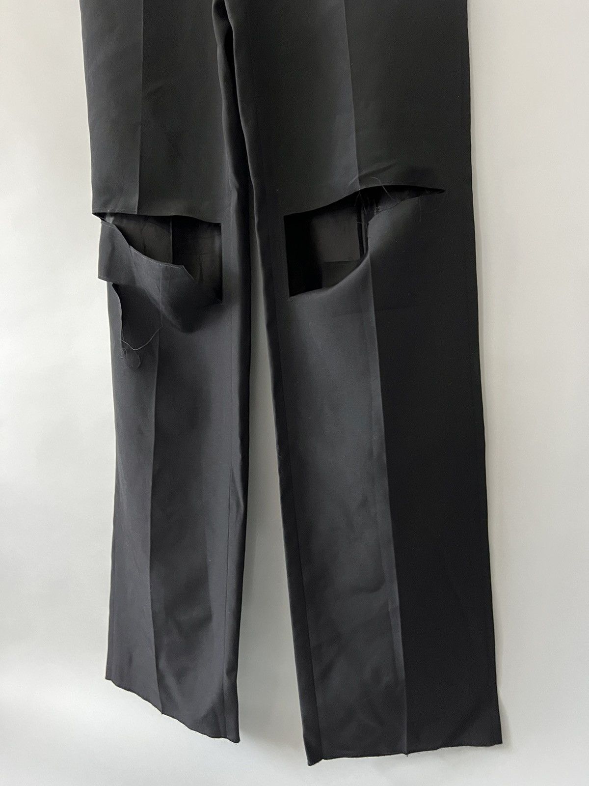 Givenchy Givenchy Ripped Wool Trousers Size US 34 / EU 50 - 8 Thumbnail