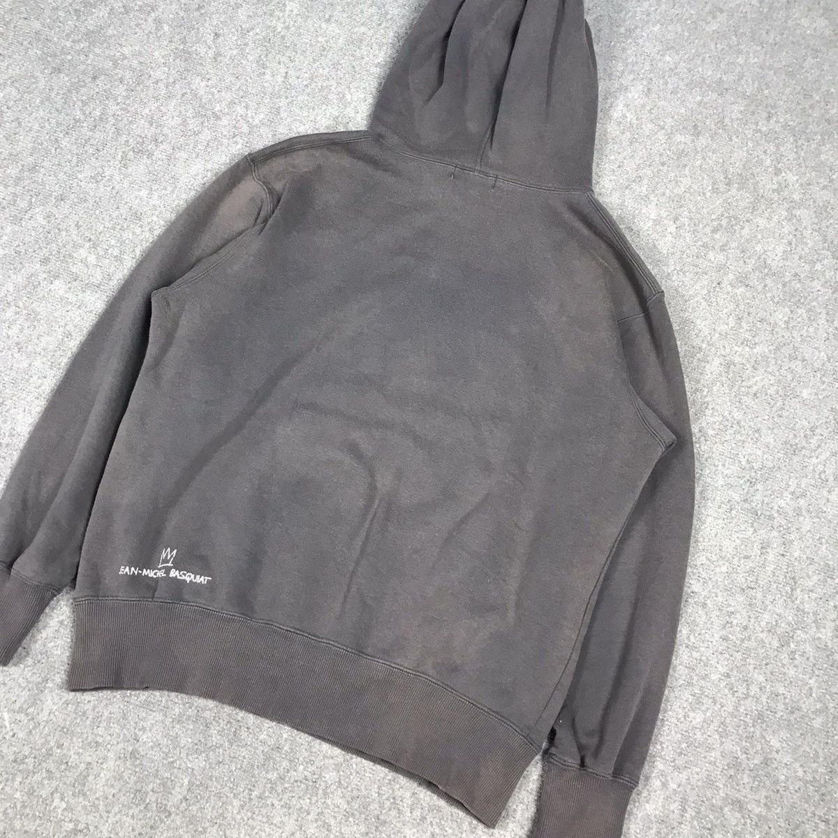 Jean-Michel Basquiat JEAN MICHEL BASQUIAT X SUGER RAY ROBINSON GRAY FADED HOODIES Size US M / EU 48-50 / 2 - 12 Thumbnail