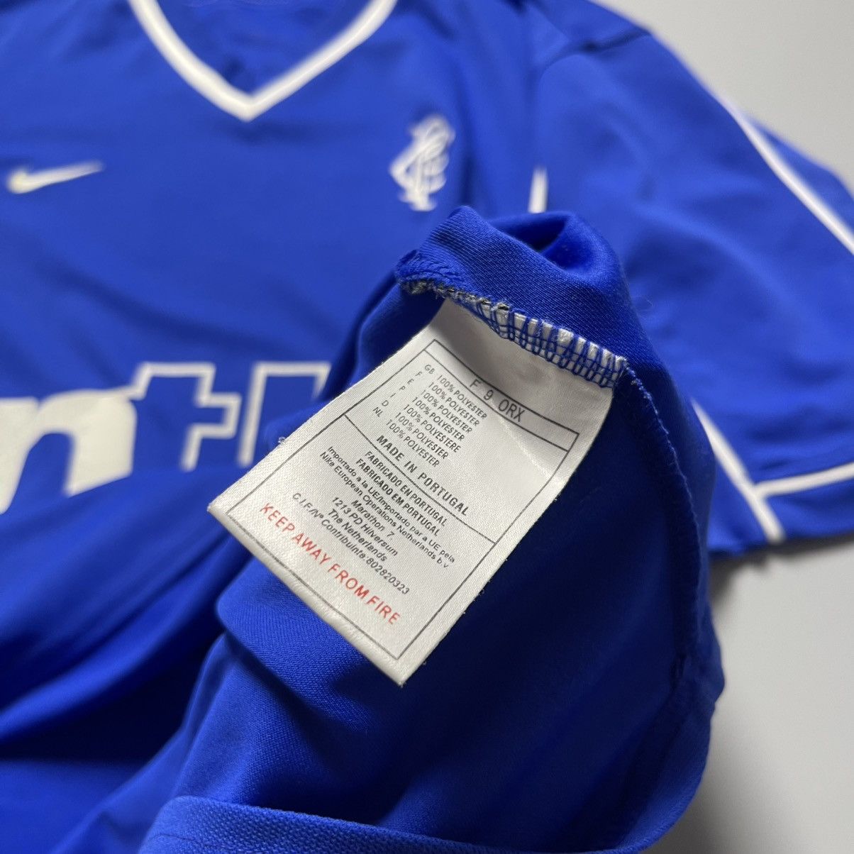 Nike RANGERS NIKE 1999/2000 FOOTBALL HOME JERSEY #7 KANCHELSKIS Size US XL / EU 56 / 4 - 14 Thumbnail