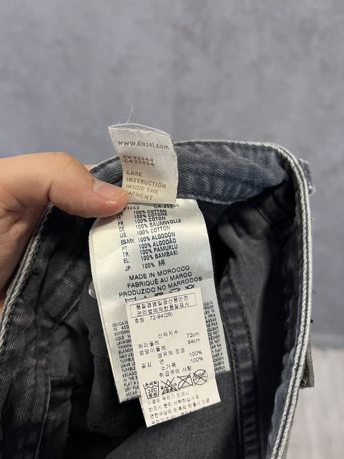 Diesel Diesel Thavar designer distressed jeans Size US 30 / EU 46 - 13 Thumbnail