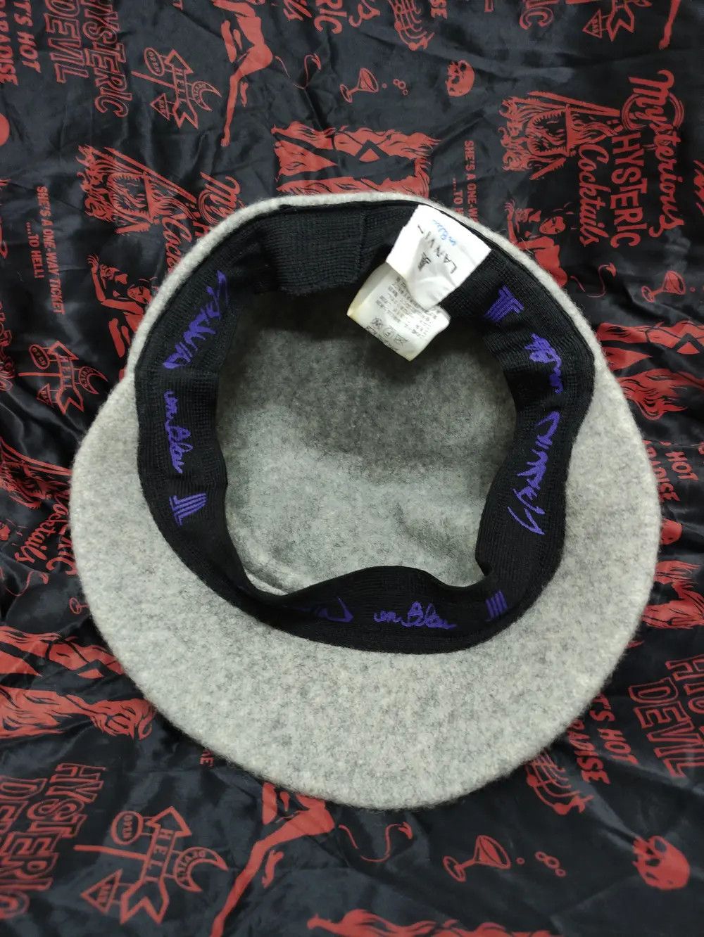 Lanvin × Vintage LANVIN VINTAGE WOOL FULLCAP Size ONE SIZE - 9 Thumbnail
