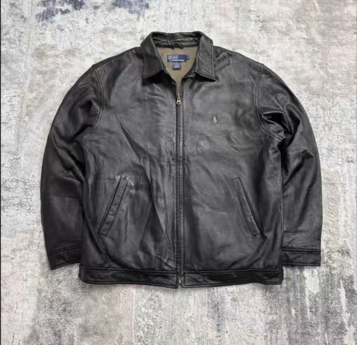 Polo Ralph Lauren Polo Ralph Lauren Lambskin Leather Vintage Jacket J40 Size US XXL / EU 58 / 5 - 1 Thumbnail