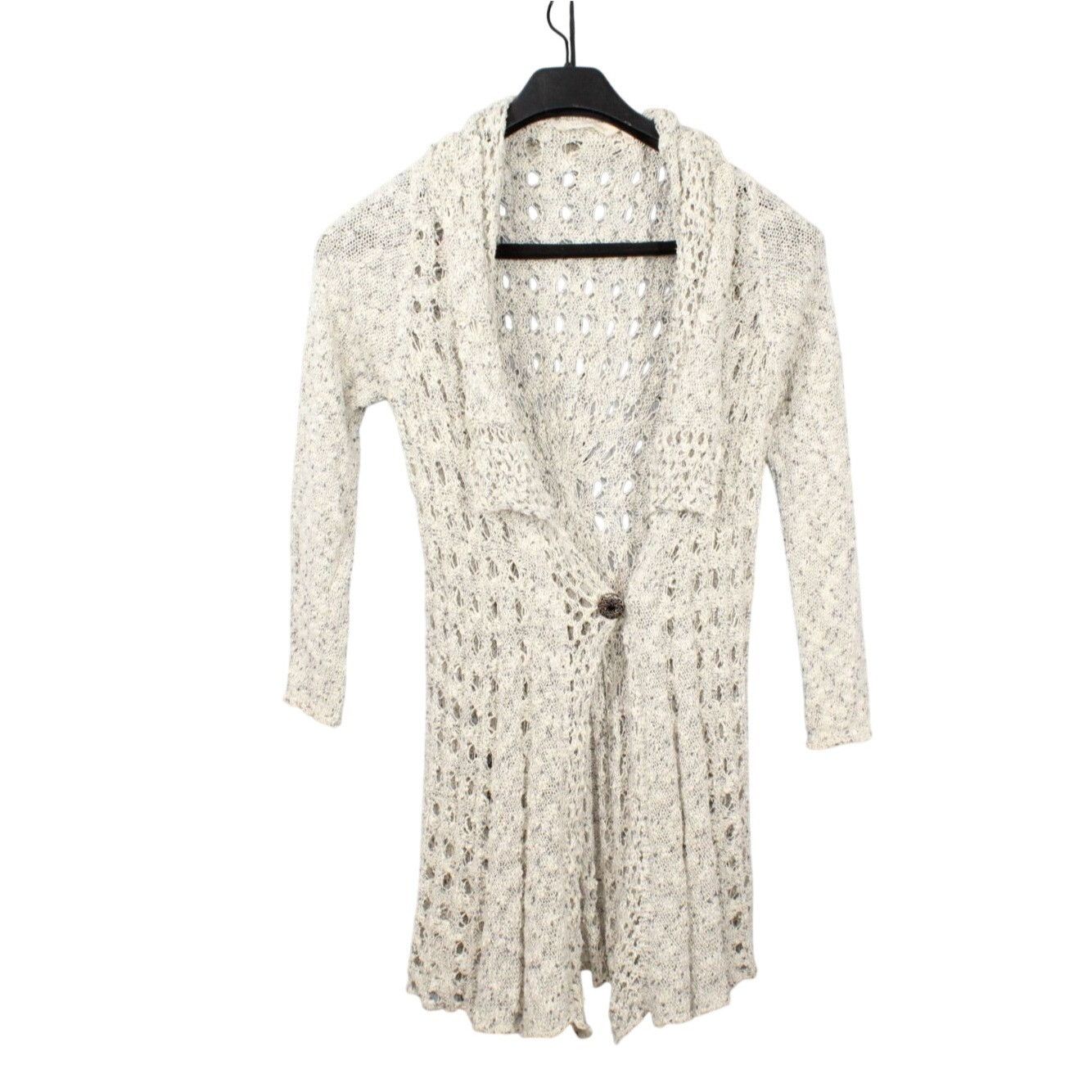 Other Soft Surroundings Teresa Crochet Cardigan Cream Size Medium Size M / US 6-8 / IT 42-44 - 1 Thumbnail