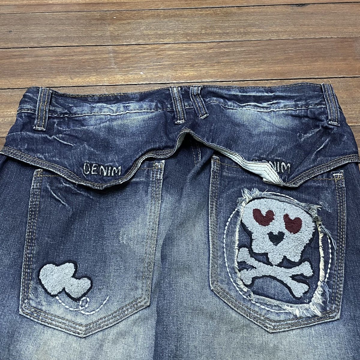 Japanese Brand Very Rare Design Vintage Japanese Brand Jeans 1990s Size US 35 - 4 Thumbnail