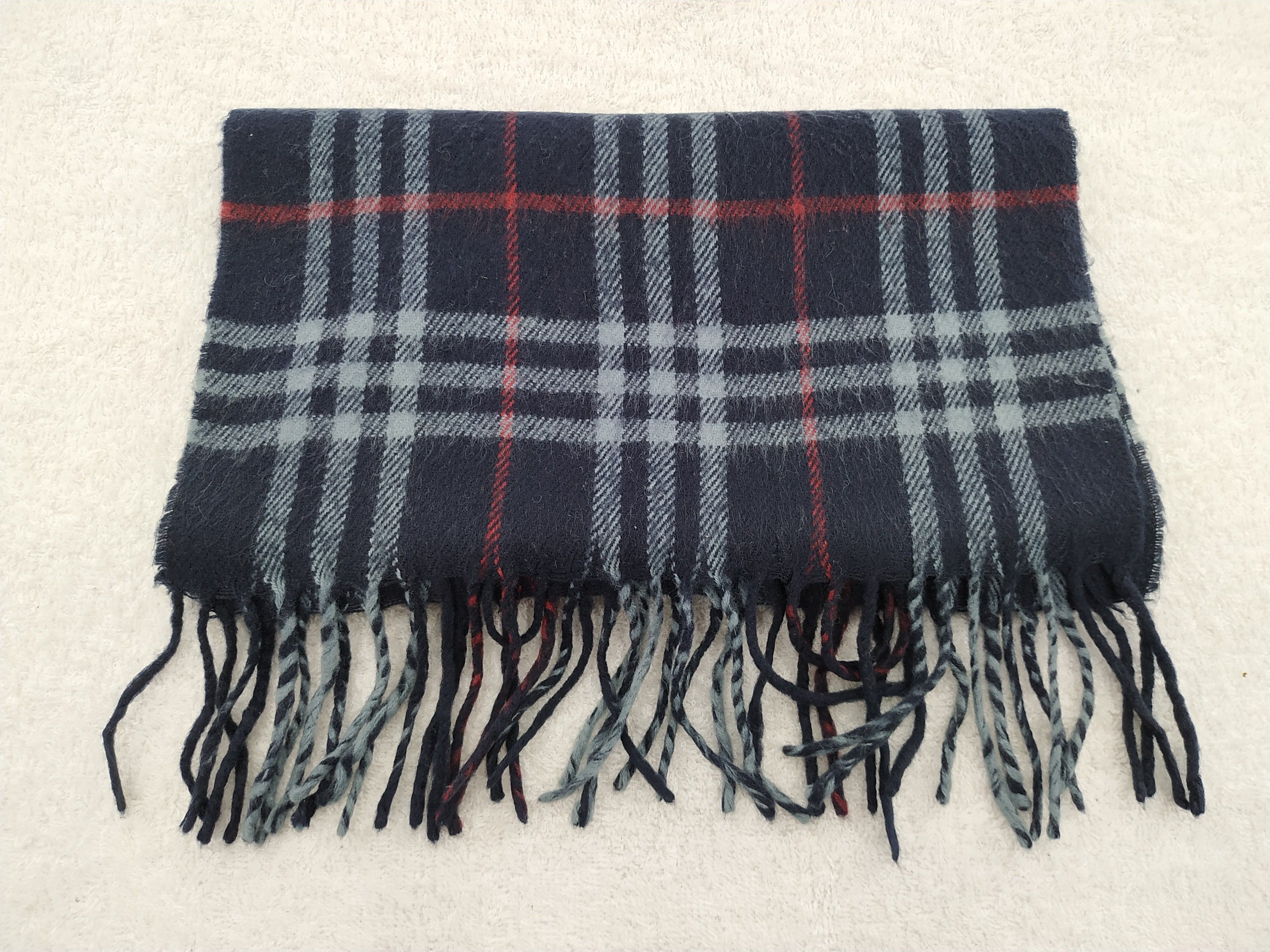 Burberry × Vintage Burberry Scarf / Muffler / Neckwear - WW219 Size ONE SIZE - 3 Thumbnail