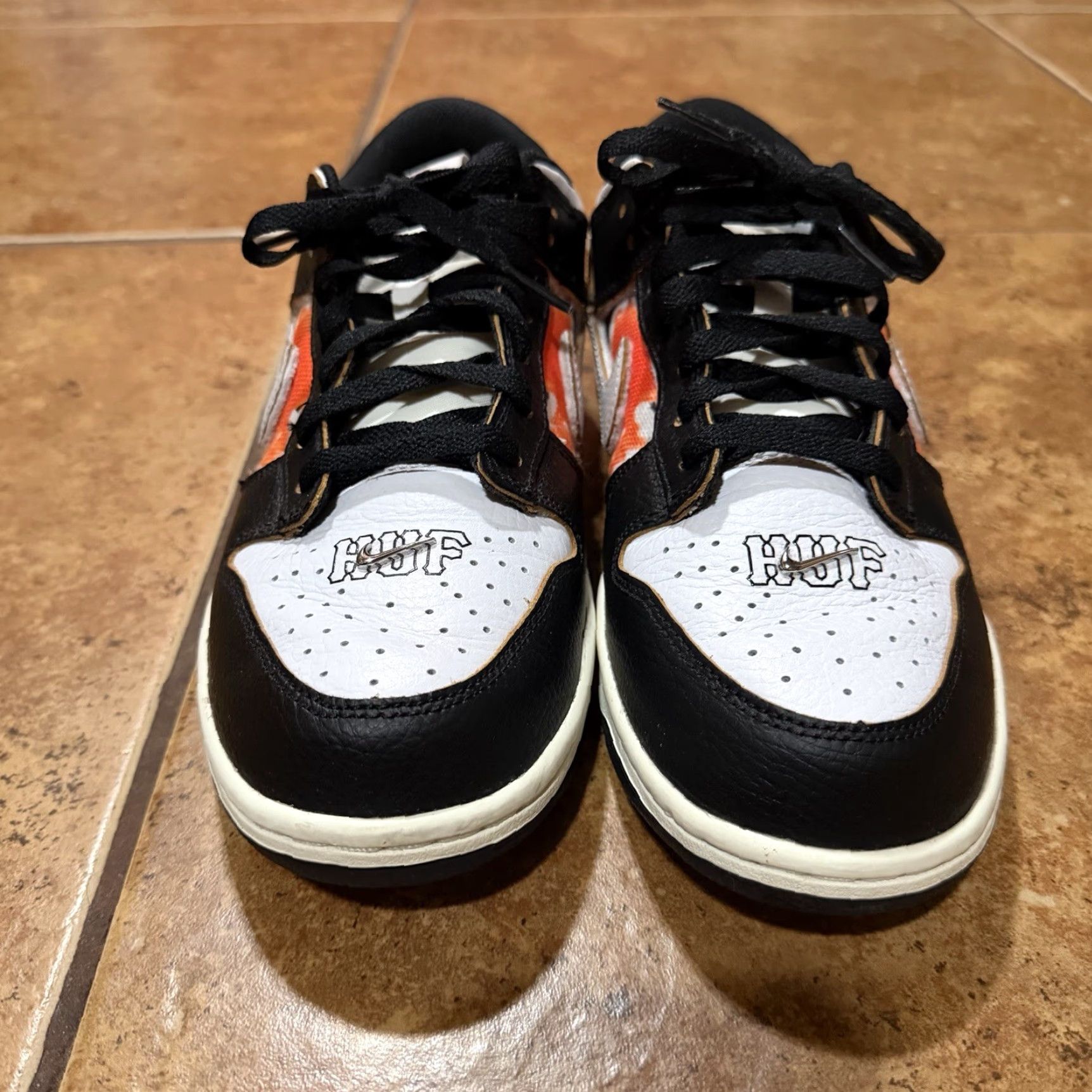 Nike Nike SB Dunk Low OG QS HUF San Francisco Size 7.5 Men Black Sneaker Shoe Size US 8 / EU 41 - 2 Thumbnail