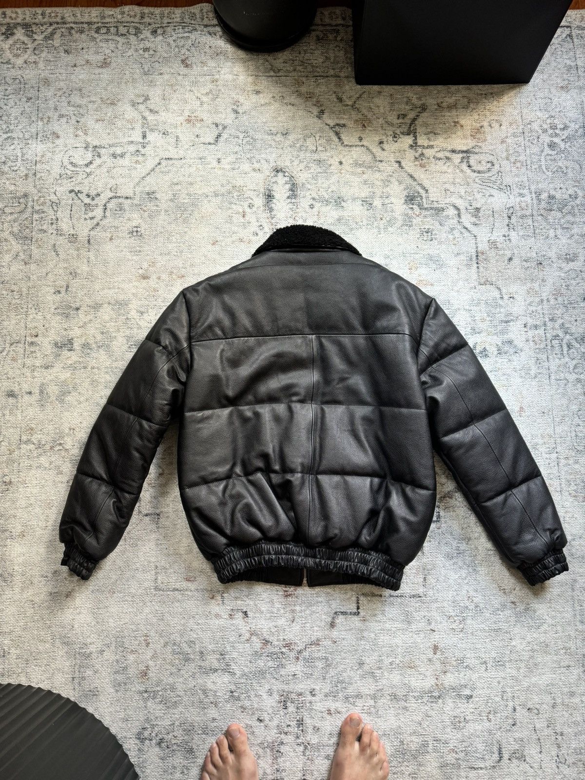 Drole De Monsieur Drole De Monsieur LEATHER BOMBER JACKET IN BLACK Size US M / EU 48-50 / 2 - 5 Thumbnail