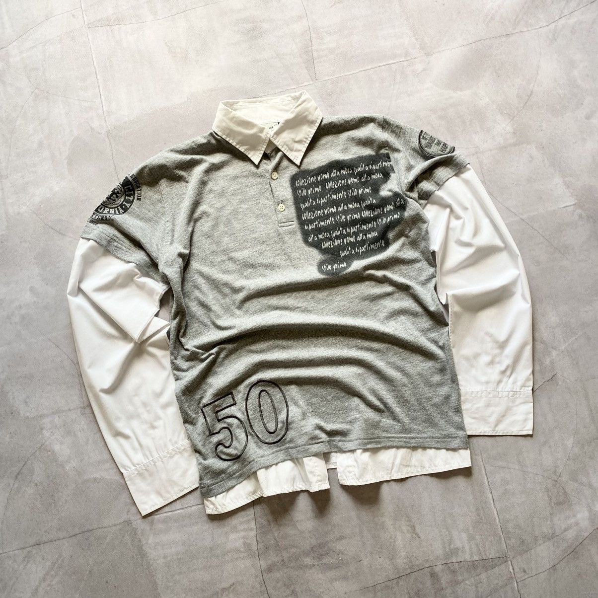 Hysteric Glamour Rare Pachwork Hysteric Glamour Style Long Sleeve LGB T-shirt Size US M / EU 48-50 / 2 - 1 Thumbnail