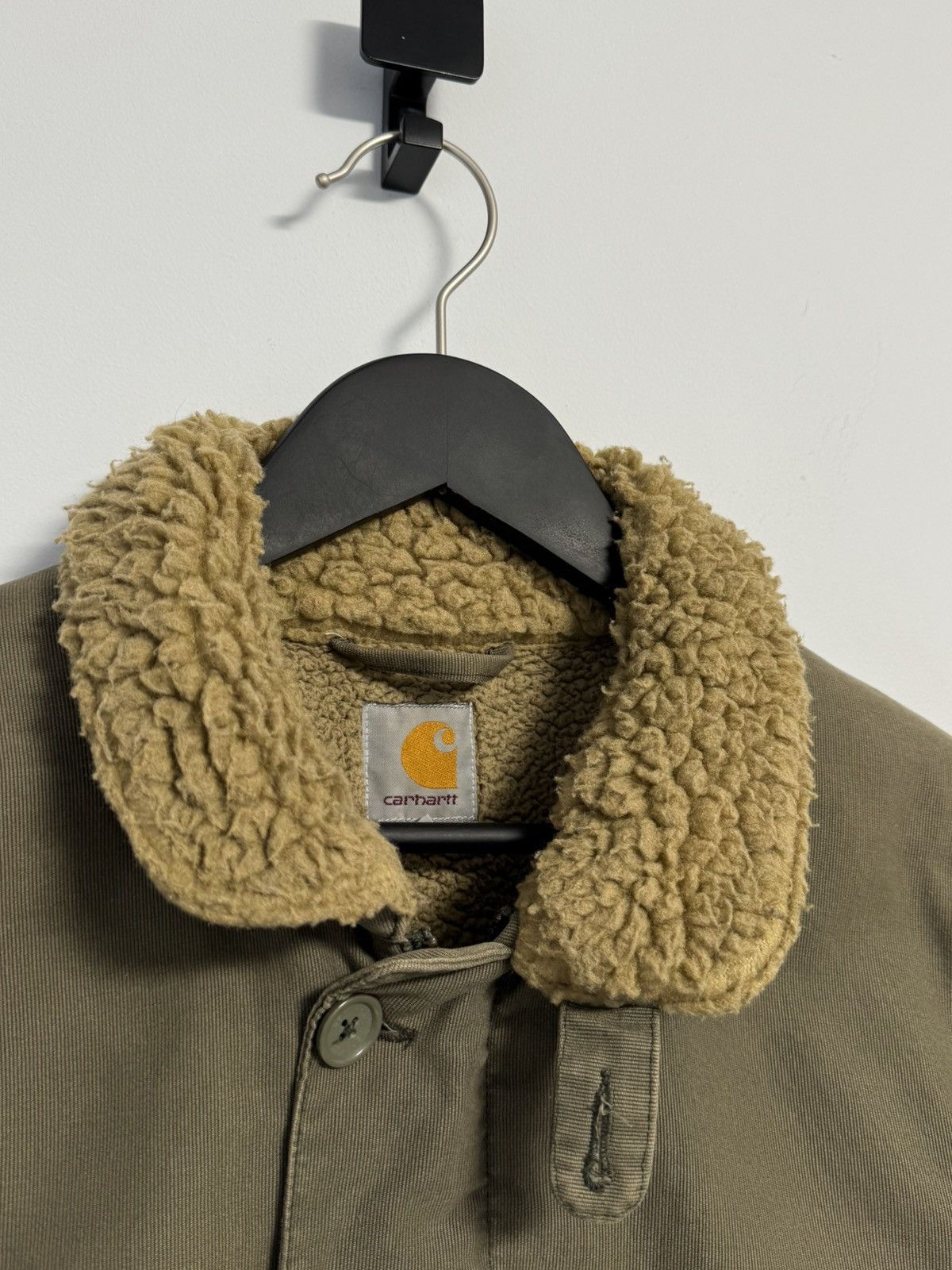 Carhartt Carhartt Men's Khaki Cotton Sheffield Jacket N-1 Style Size US S / EU 44-46 / 1 - 6 Thumbnail