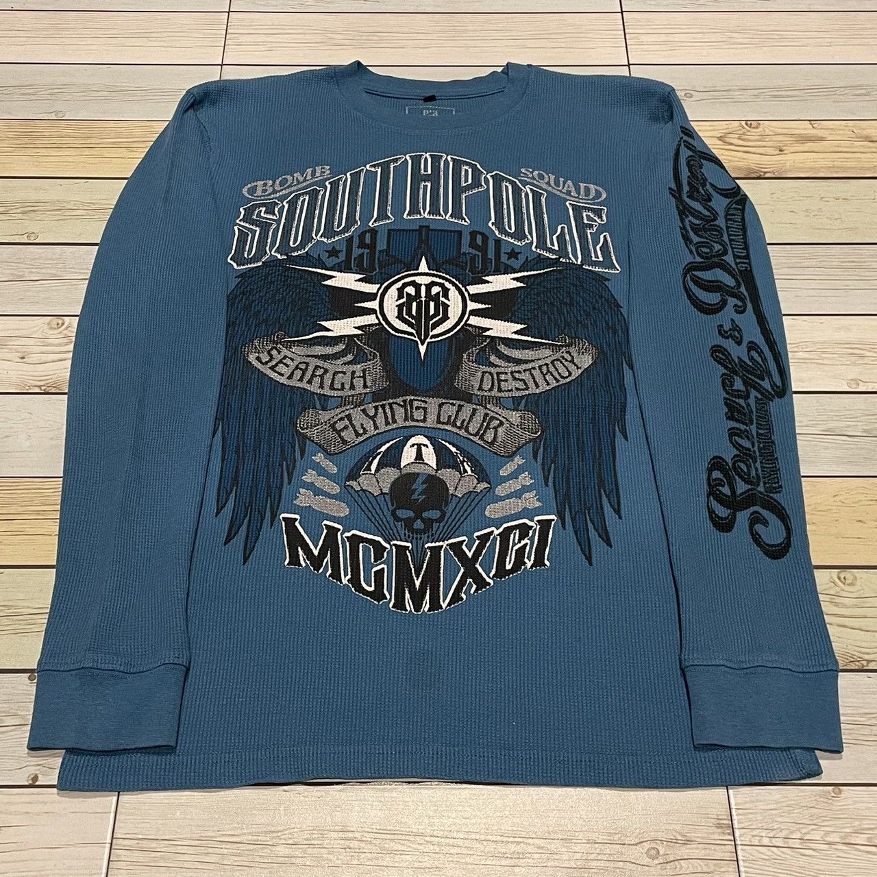 Rare Southpole Thermal Longsleeve Y2K Affliction Style