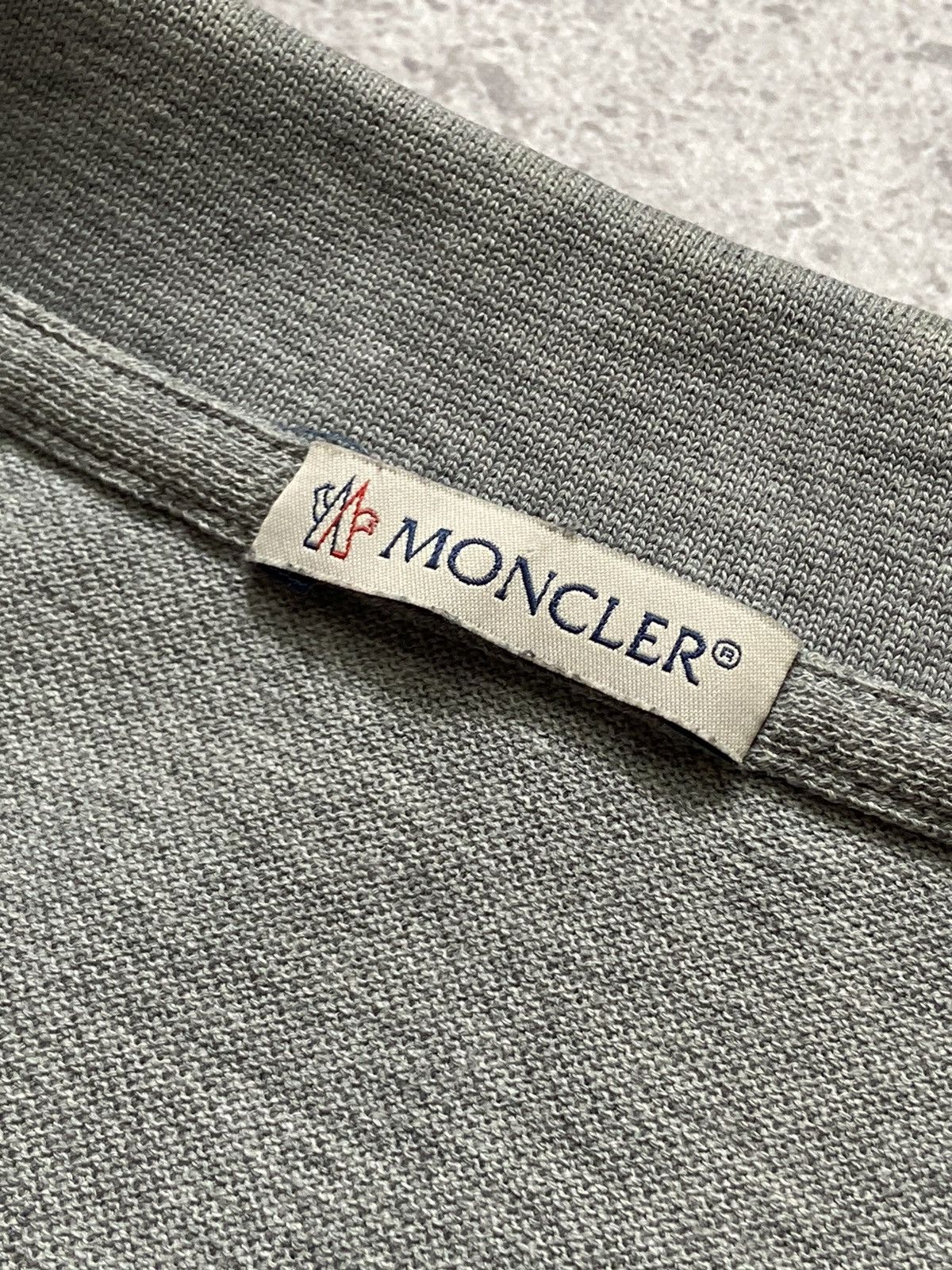 Moncler Moncler Polo Grey Gray Size US M / EU 48-50 / 2 - 4 Thumbnail