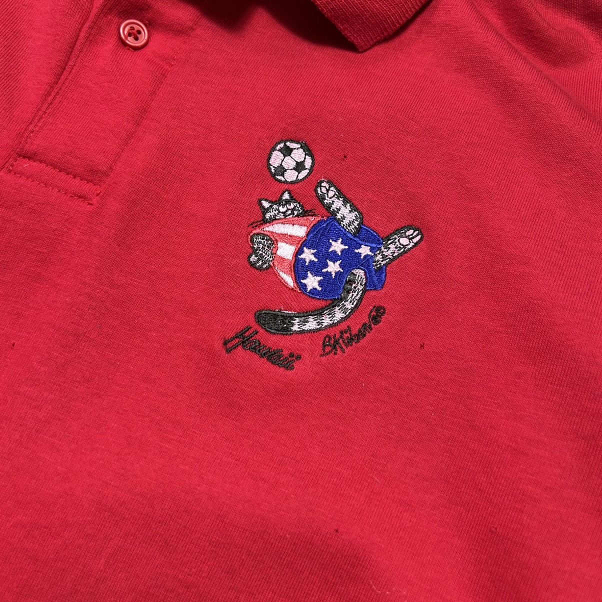 Vintage Vintage 90s Crazy Shirt Hawaii Cat Polos Size US M / EU 48-50 / 2 - 4 Thumbnail