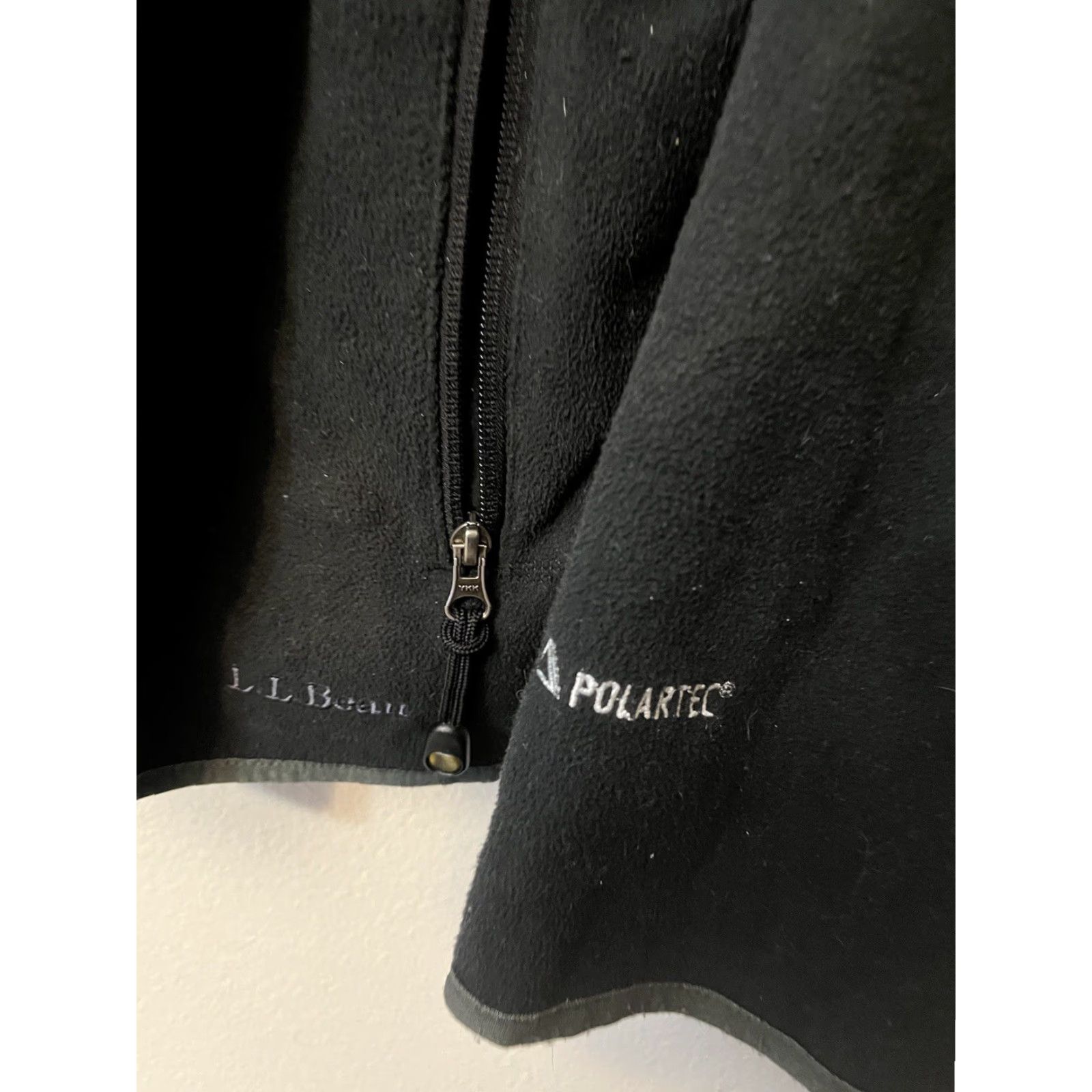 Vintage LL Bean Jacket Women L Black Fleece Full Zip Polartec 0 AFX1 Size L / US 10 / IT 46 - 2 Thumbnail