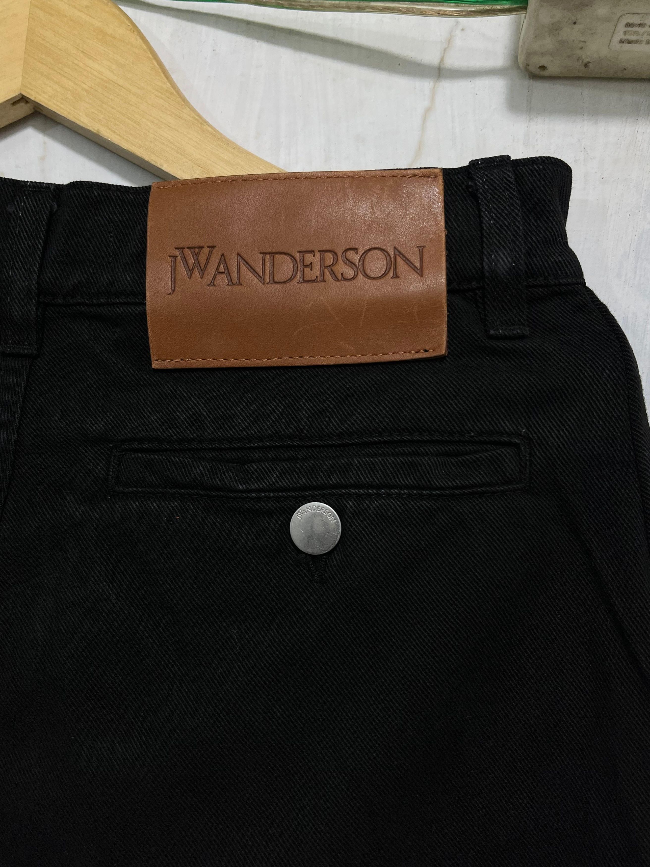 JW Anderson JW Anderson Black Logo Grid Cuff Jeans Size US 30 / EU 46 - 5 Thumbnail