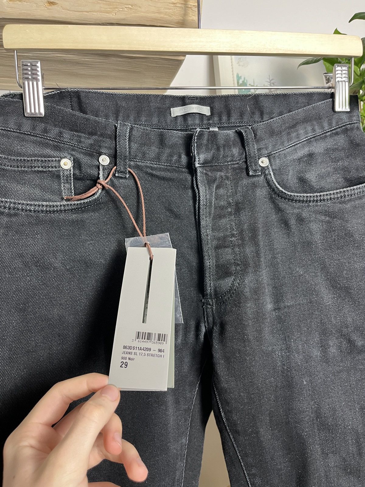 Dior Homme kva era Black Jeans skinny slim hedi slimane