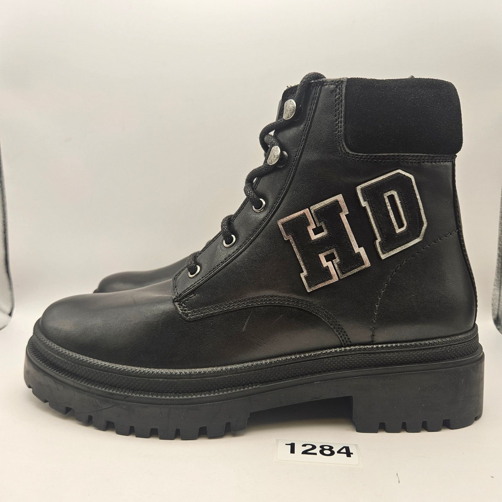 Harley Davidson HARLEY DAVIDSON WOMEN'S 9 TRESSLER 120TH BLACK MOTORCYCLE Size US 9 / IT 39 - 2 Thumbnail
