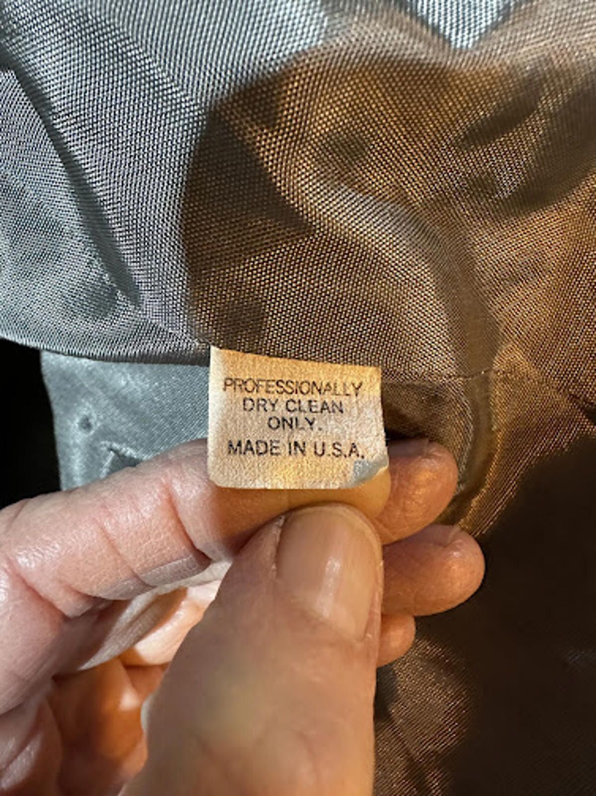Other Vintage USA Made Herringbone Tweed Blazer Wool Jacket Size 38R - 8 Thumbnail