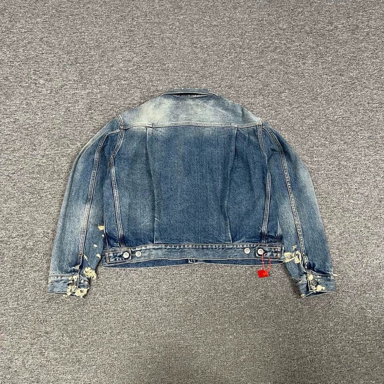 Maison Margiela Maison Margiela Distressed Denim Jacket-2506 Size L / US 10 / IT 46 - 2 Thumbnail