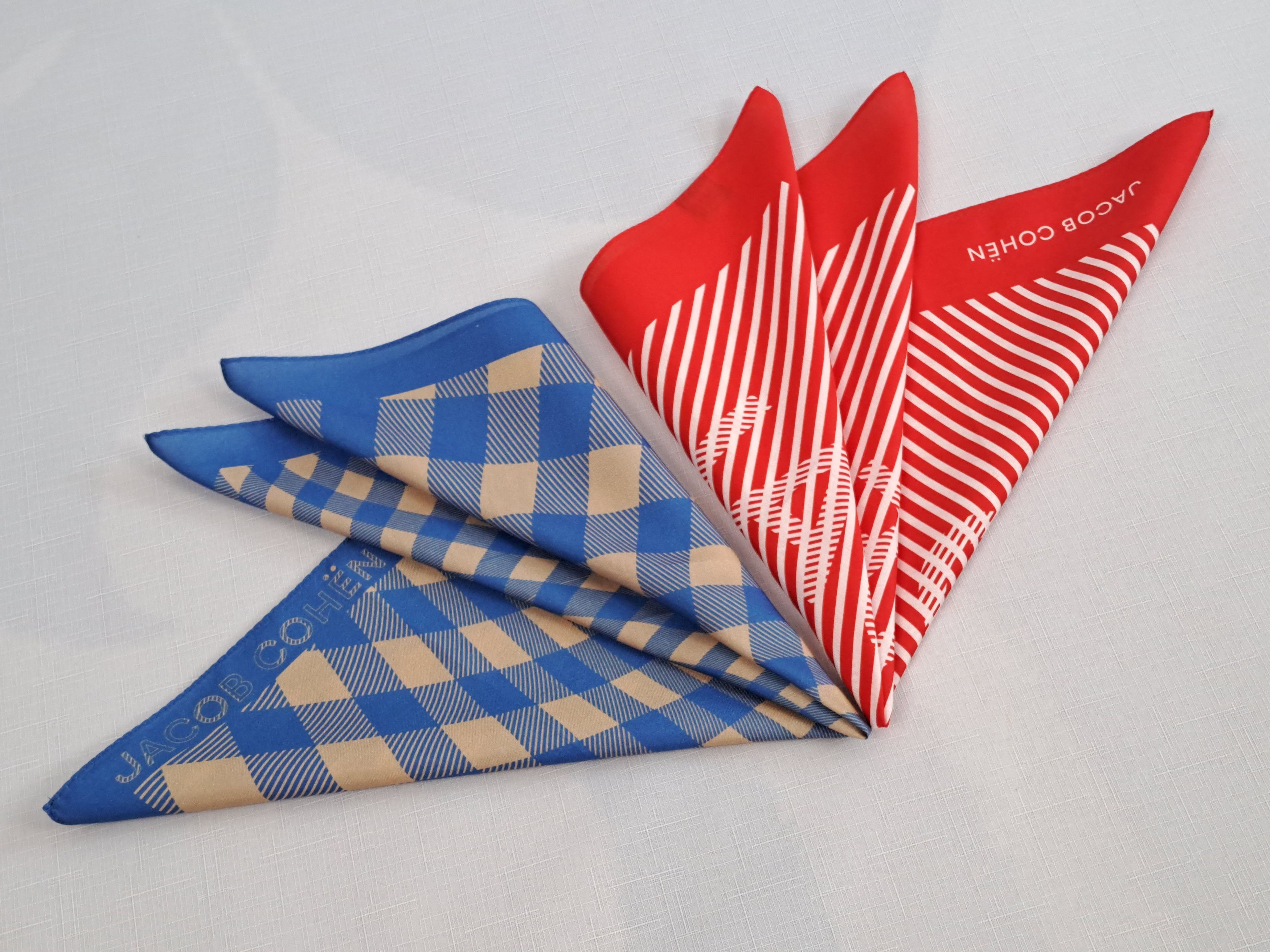 Jacob Cohen JACOB COHEN Bandana Handkerchief Headband Pocket Square. Size ONE SIZE - 9 Thumbnail