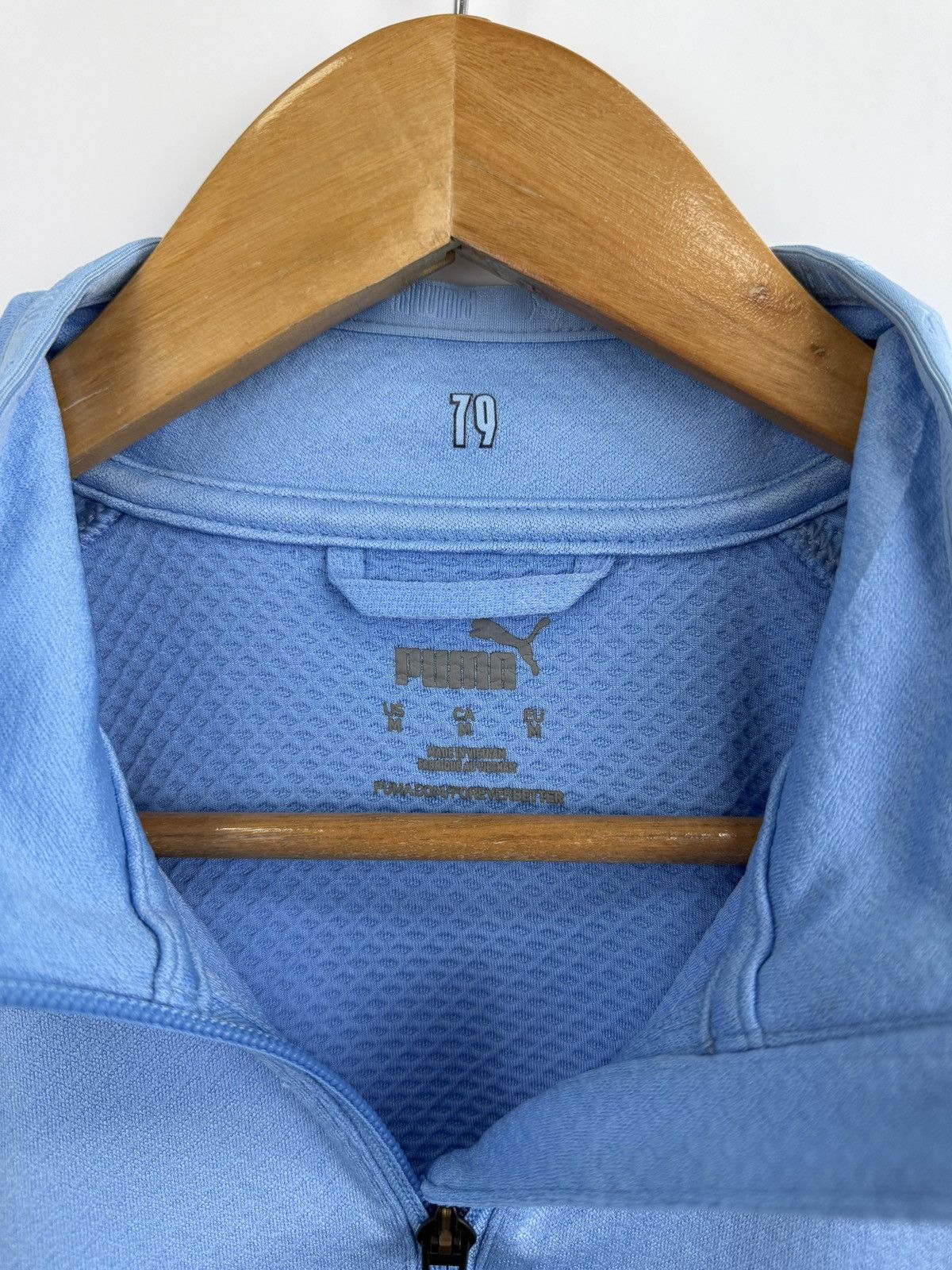 Puma 🏴󠁧󠁢󠁥󠁮󠁧󠁿 Puma Manchester City Football Soccer Training Long Sleeve Size US M / EU 48-50 / 2 - 6 Thumbnail
