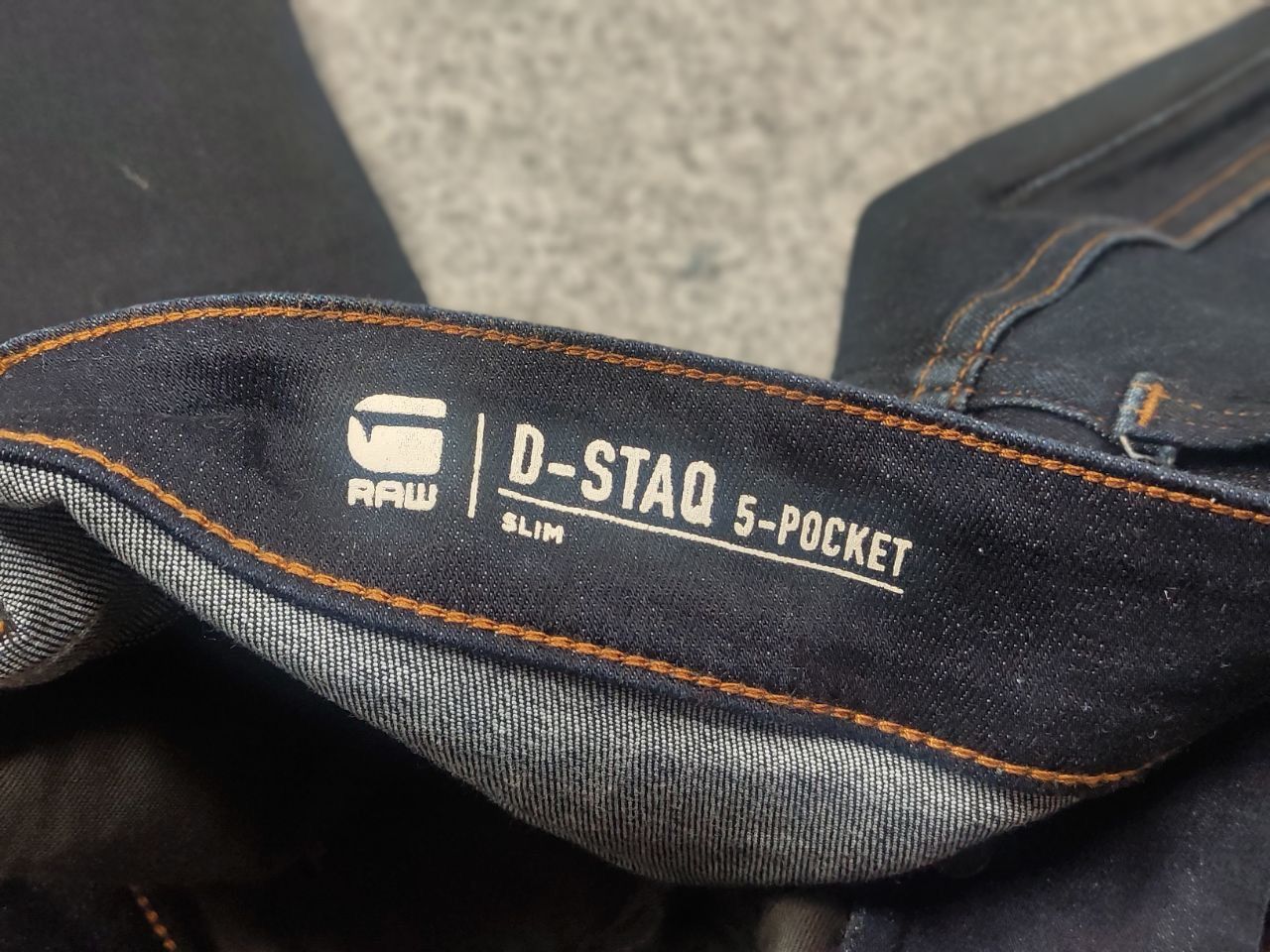 G-Star G Star d-staq slim Dark Wax Black Denim jeans Vintage LGB Size US 36 / EU 52 - 14 Thumbnail