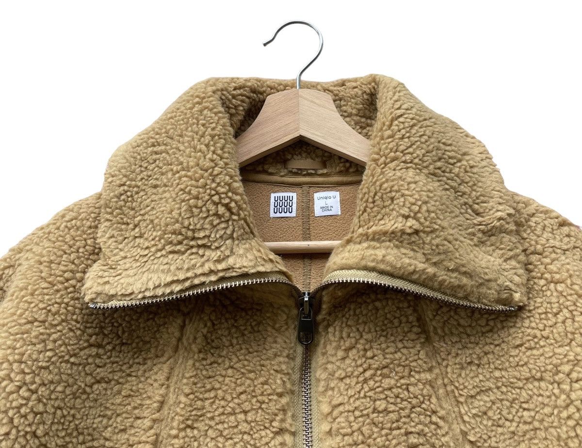 Lemaire × Uniqlo Vintage Lemaire X Uniqlo Sherpa Fleece Turtleneck Jacket Size US L / EU 52-54 / 3 - 5 Thumbnail