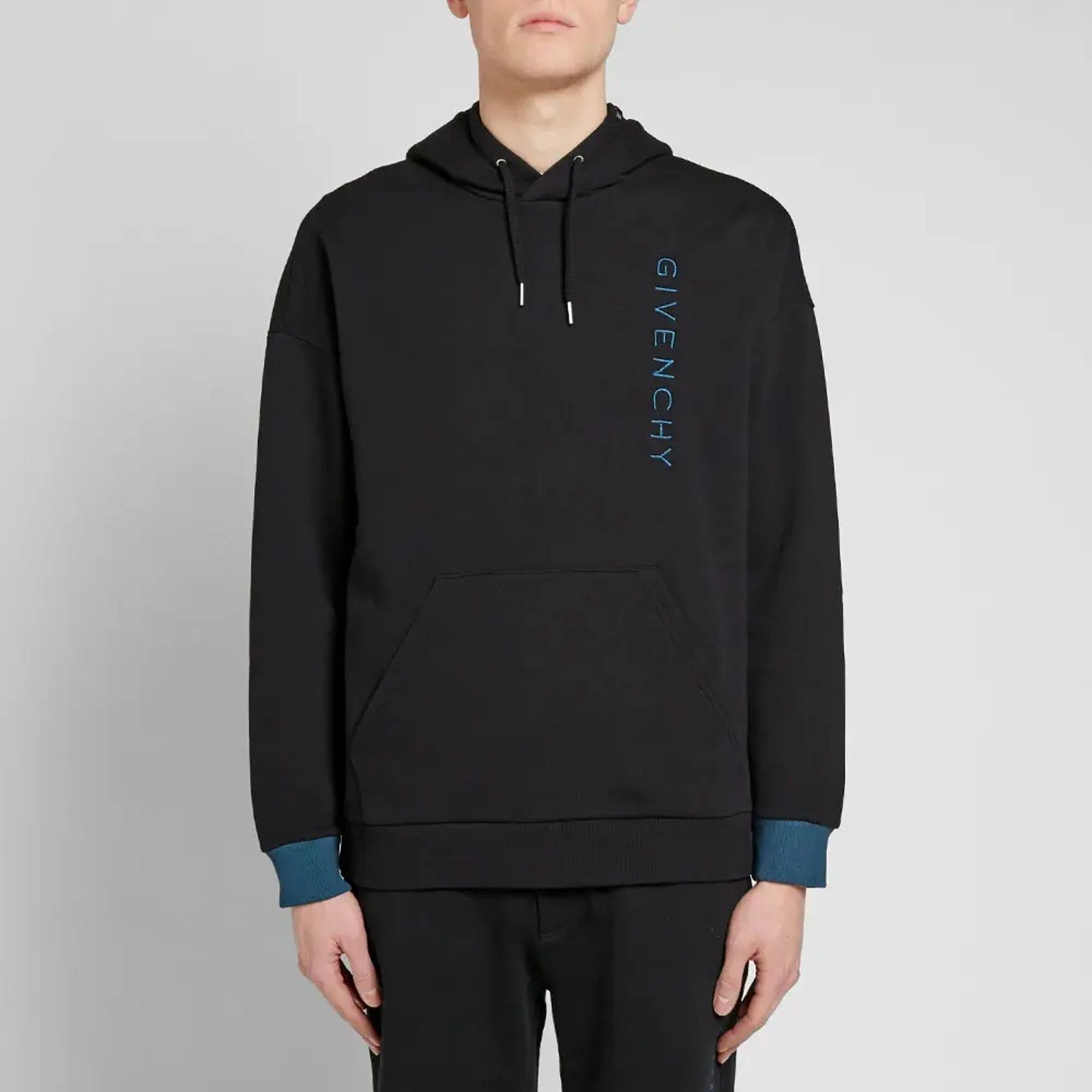 Givenchy Givenchy Stitch Logo Cuff Hoodie Hooded Cotton M Medium Size US M / EU 48-50 / 2 - 5 Thumbnail