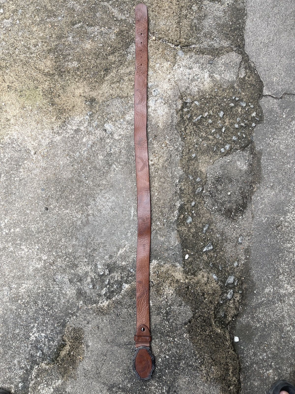 If Six Was Nine Last Drop🔥Rare🔥Eagle Leather Belt Size ONE SIZE - 7 Thumbnail