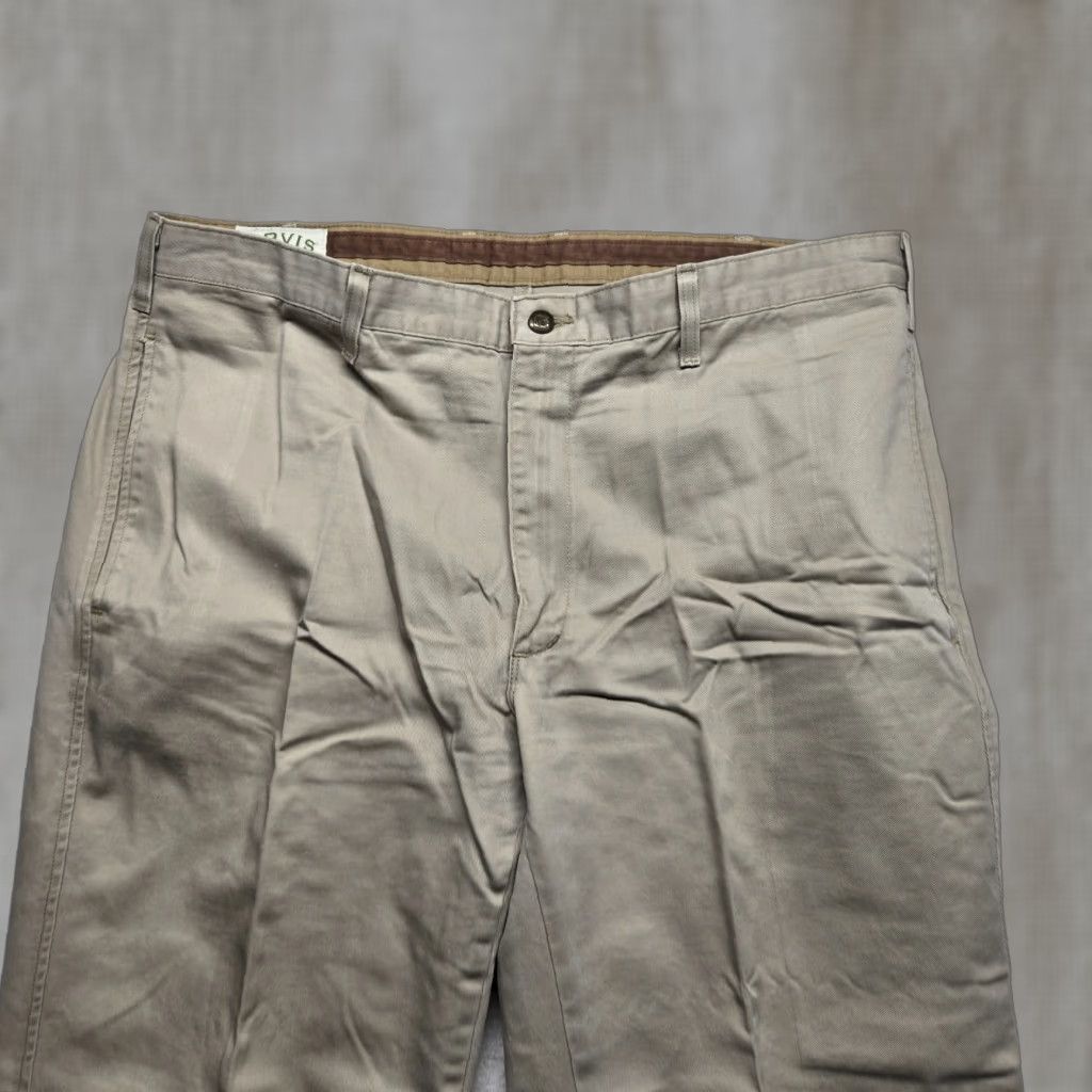 Orvis Orvis Flat Front Khaki Pants Tan Beige Adult Men's Size 38 X 30 Size US 38 / EU 54 - 1 Thumbnail