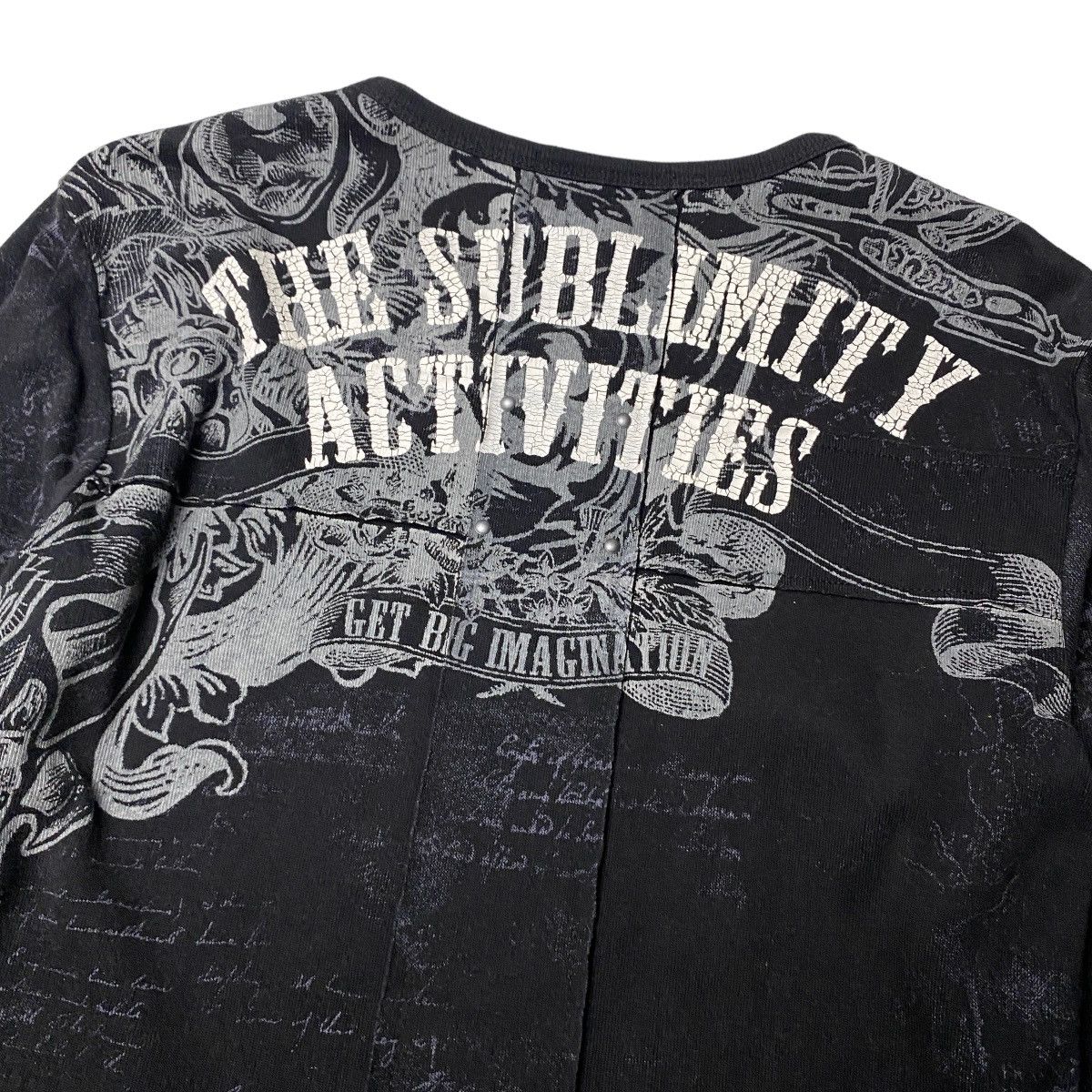 If Six Was Nine 2000's In The Attic Sick Tribal Poem Longsleeve Size US S / EU 44-46 / 1 - 4 Thumbnail