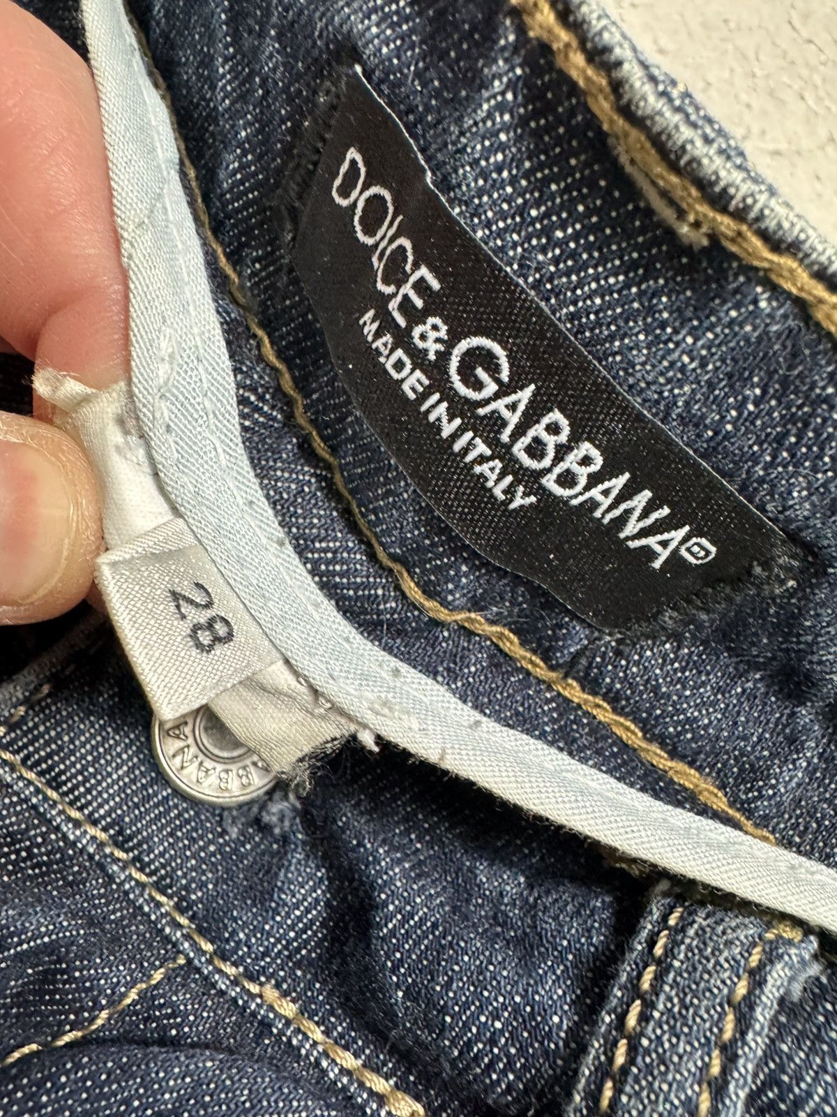 Dolce & Gabbana Dolce & Gabbana DG Luxury Denim Jeans Size 28 Size US 28 / EU 44 - 8 Thumbnail