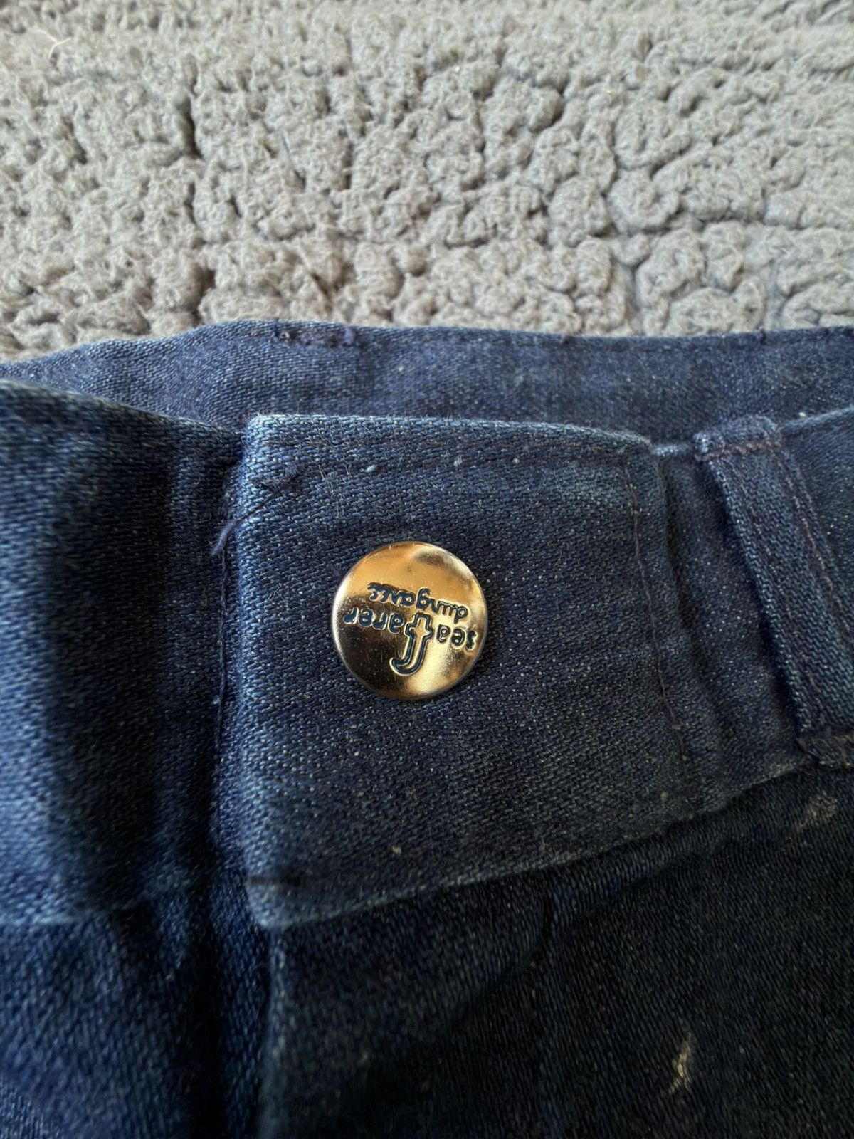 Other 1980s USN Seafarer Denim Pants - Size 38 Size US 38 / EU 54 - 4 Thumbnail
