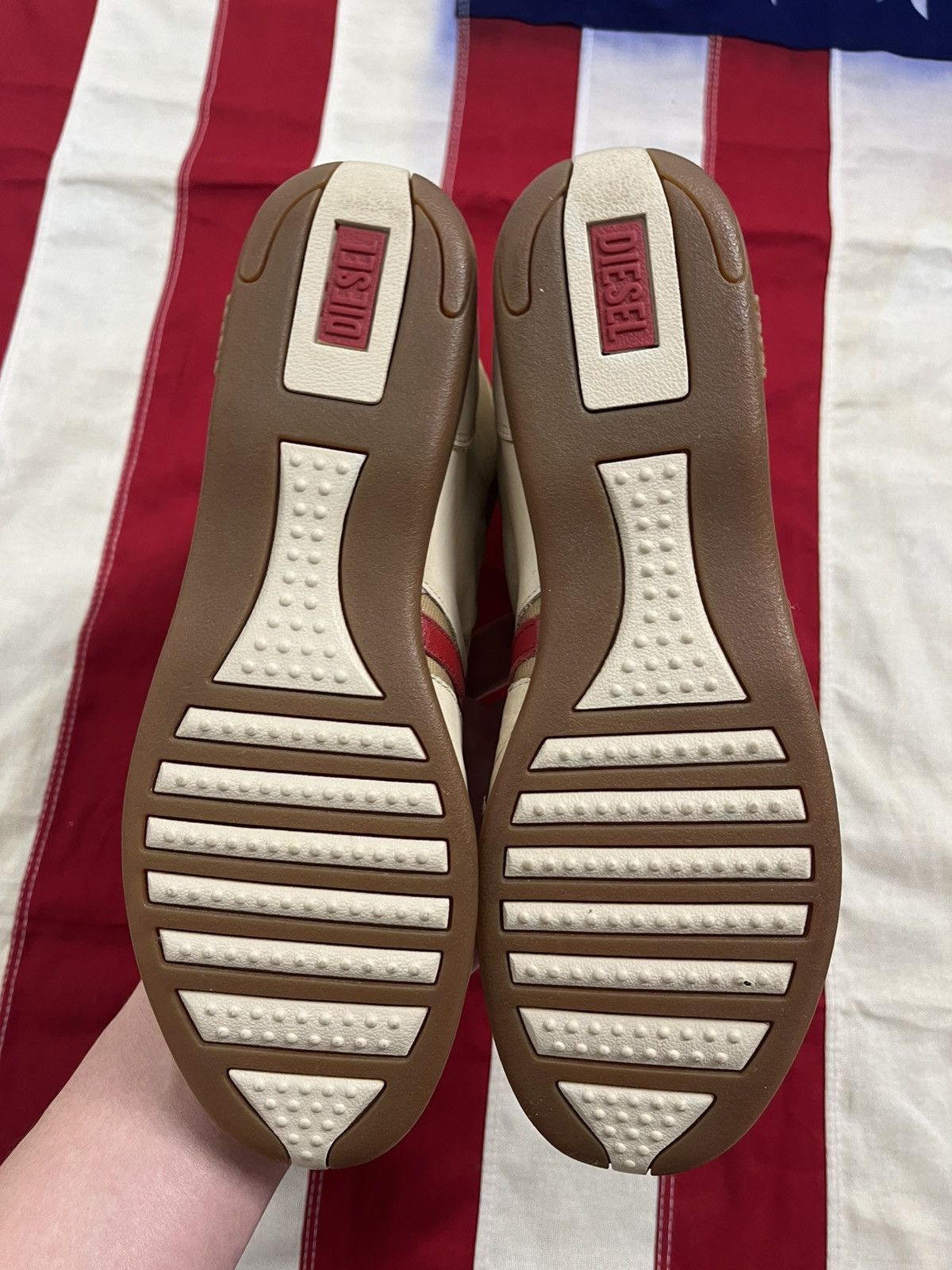 Diesel Archive Diesel wrestling/boxing boots in leather, dark cream Size US 8 / IT 38 - 6 Thumbnail