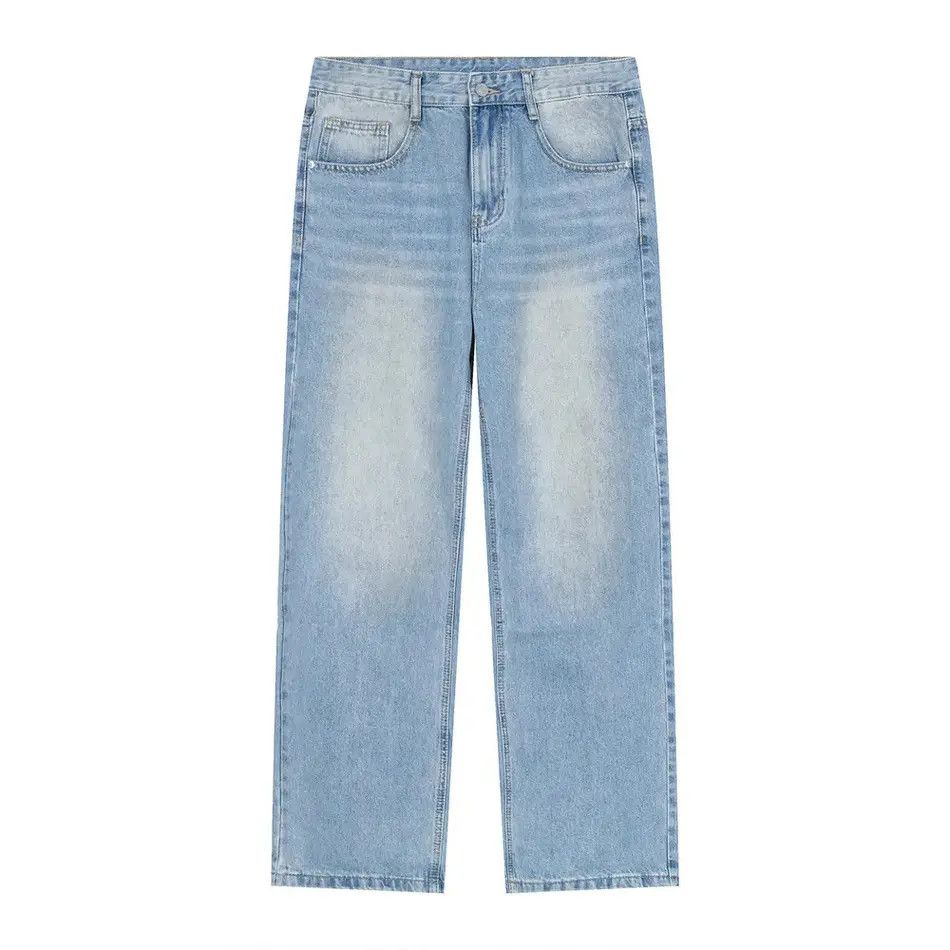 Japanese Brand Retro high street straight leg casual jeans Size US 32 / EU 48 - 6 Thumbnail
