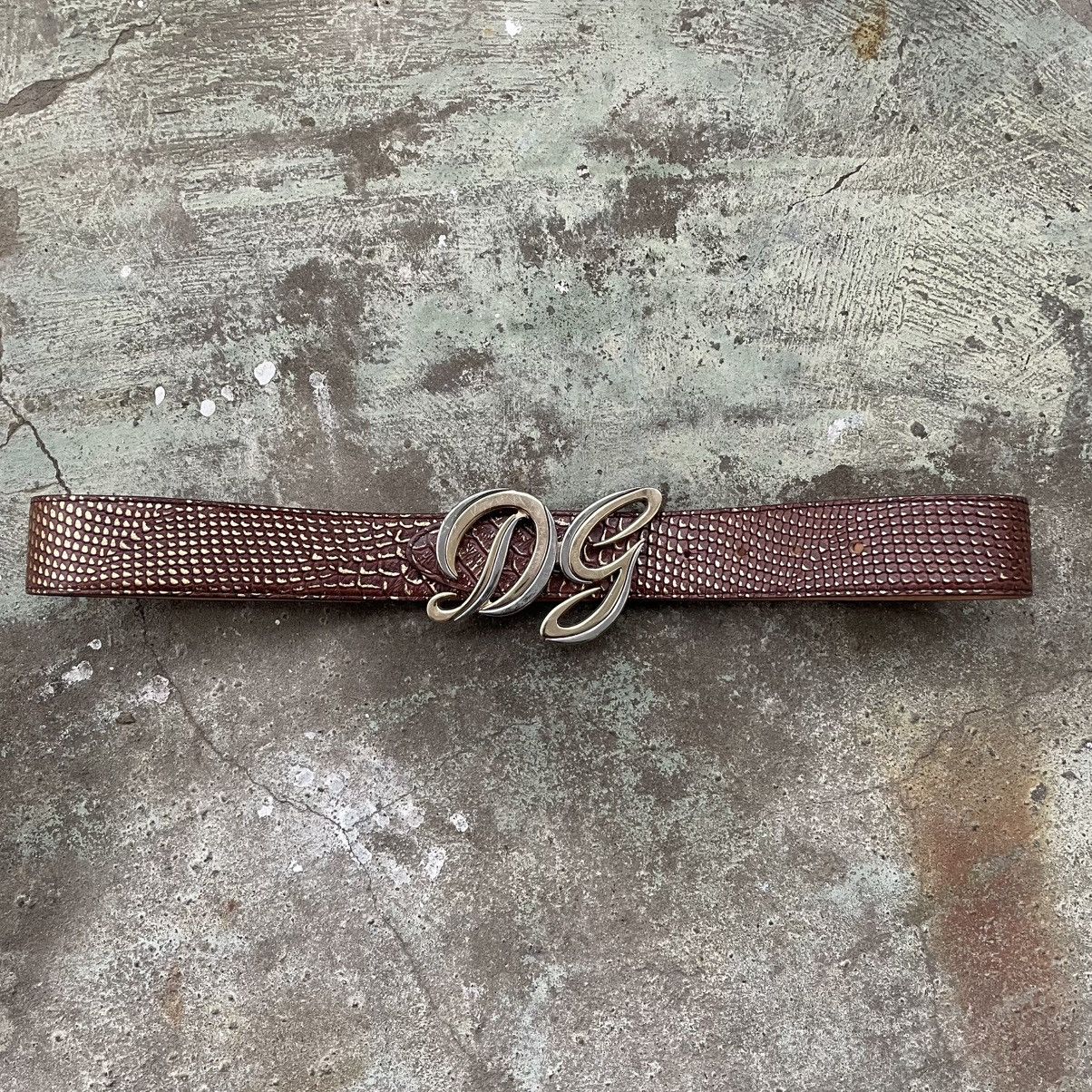 小物 ARCHIVE DOLCE &GABBANA L PLATE BELT Archive Dolce & Gabbana Leather Belt