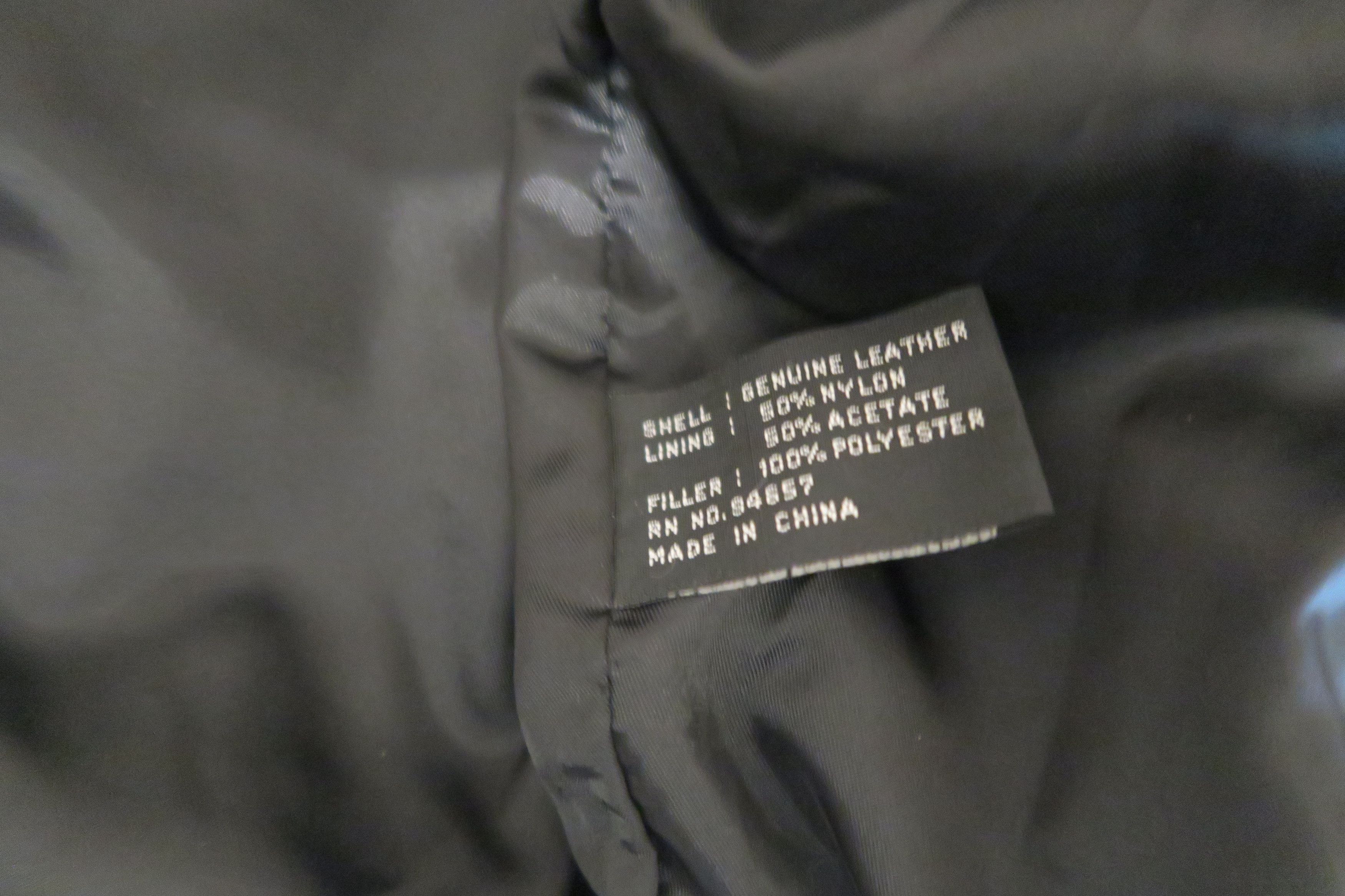 Genuine Leather × Vintage VTG 90s Max USA Leather Jacket Patterned Indian Head Size US XL / EU 56 / 4 - 9 Thumbnail