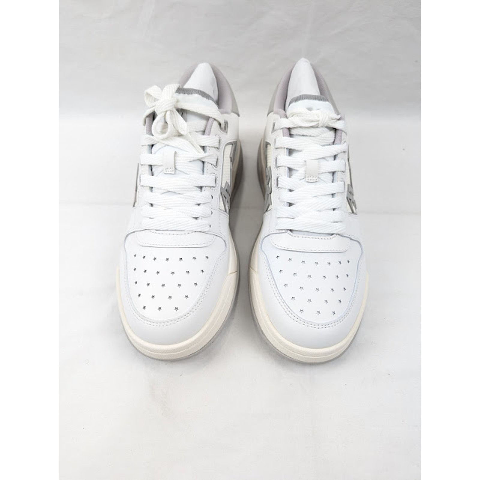 Amiri o1rshd1 Classic Low-Top Sneakers in White Grey Size US 13 / EU 46 - 13 Thumbnail