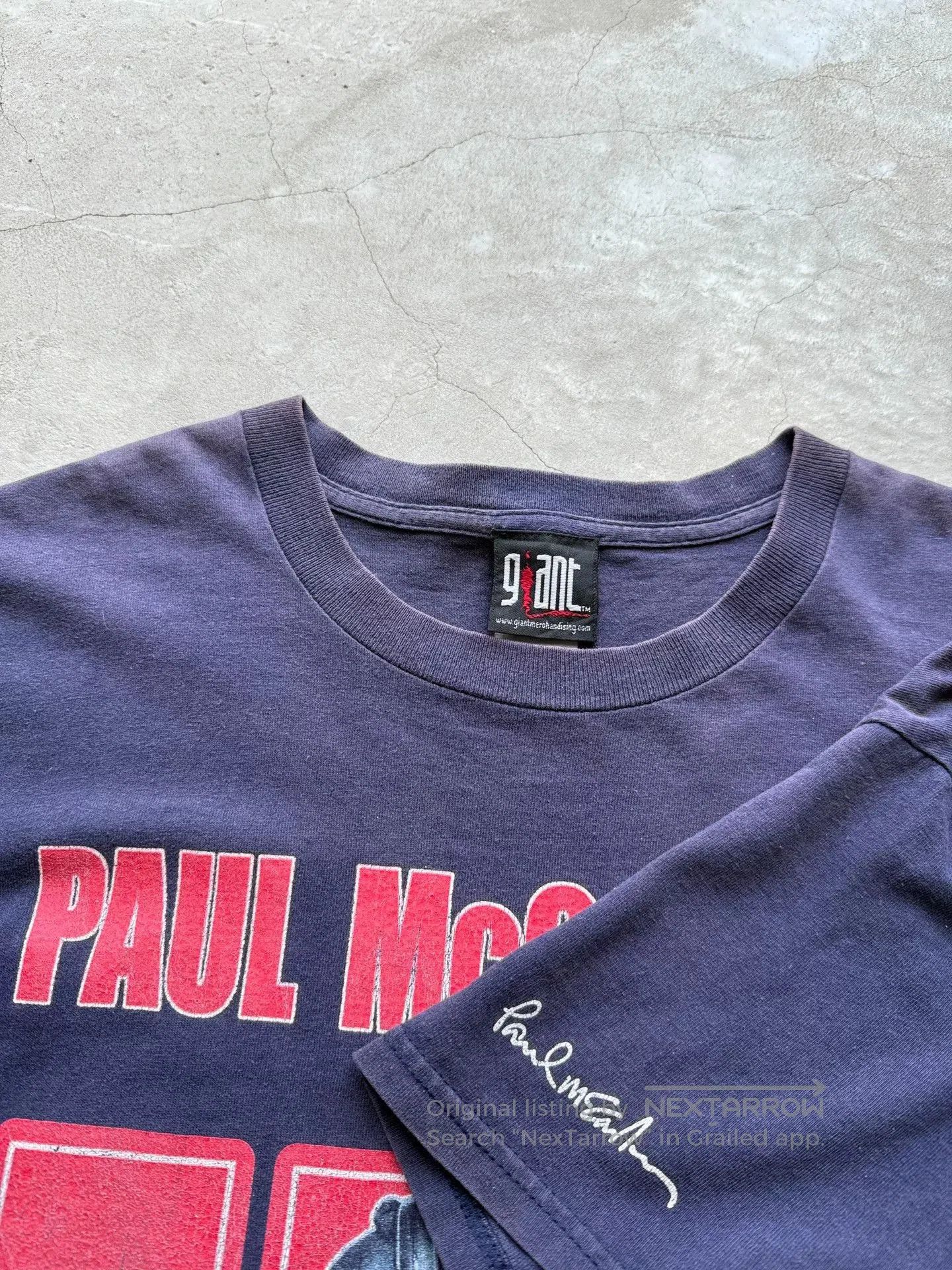 Vintage Vintage 00s Paul McCartney Band Tee. Size US XL / EU 56 / 4 - 4 Thumbnail