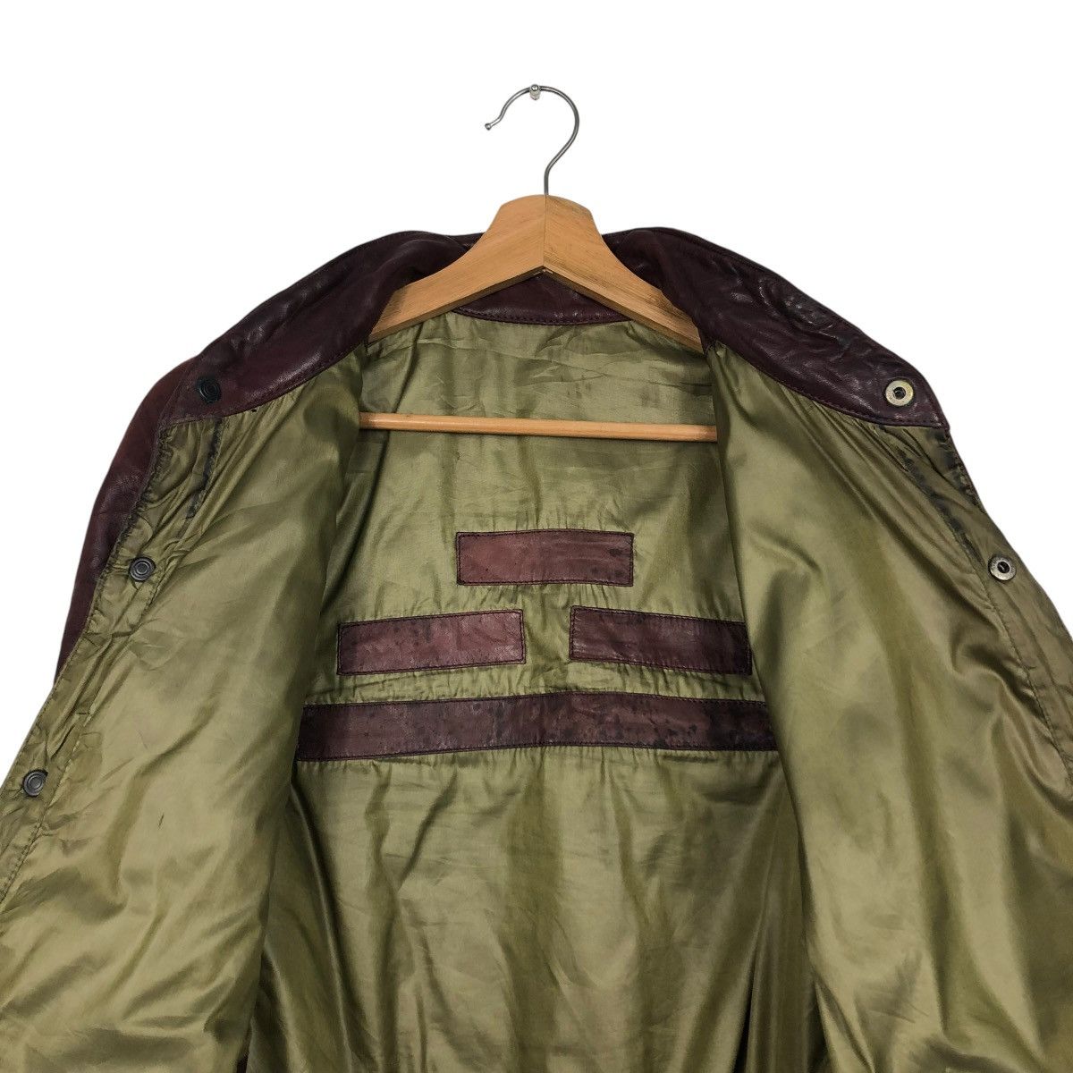 Japanese Brand 🔥VINTAGE BIKER LEATHER JACKET REVERSIBLE FOCARDI ITALY Size US M / EU 48-50 / 2 - 16 Thumbnail