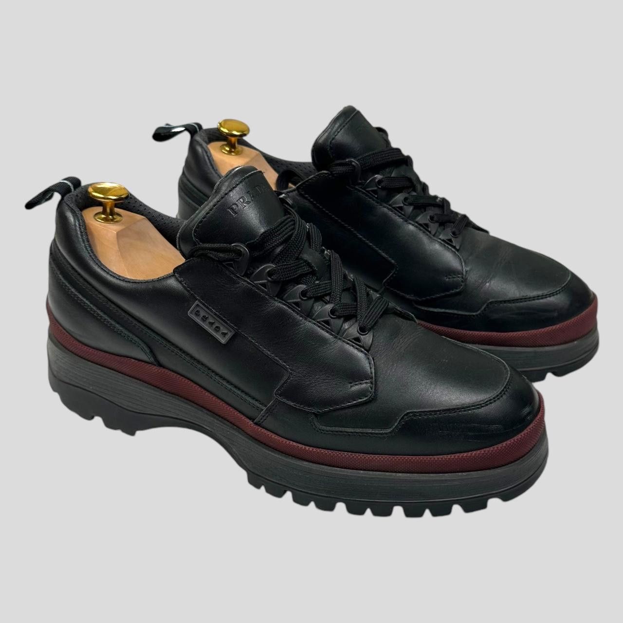 Prada Prada Milano FW18 Leather Low Brixxen Boot - UK9 Size US 10 / EU 43 - 1 Thumbnail