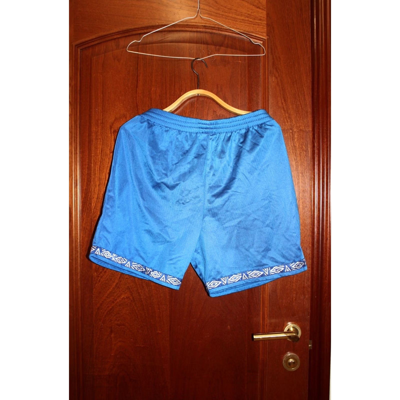 Umbro VINTAGE Umbro Running shorts Blue Polyester - size L/M - 1990s - Men's? Size US 33 - 5 Thumbnail