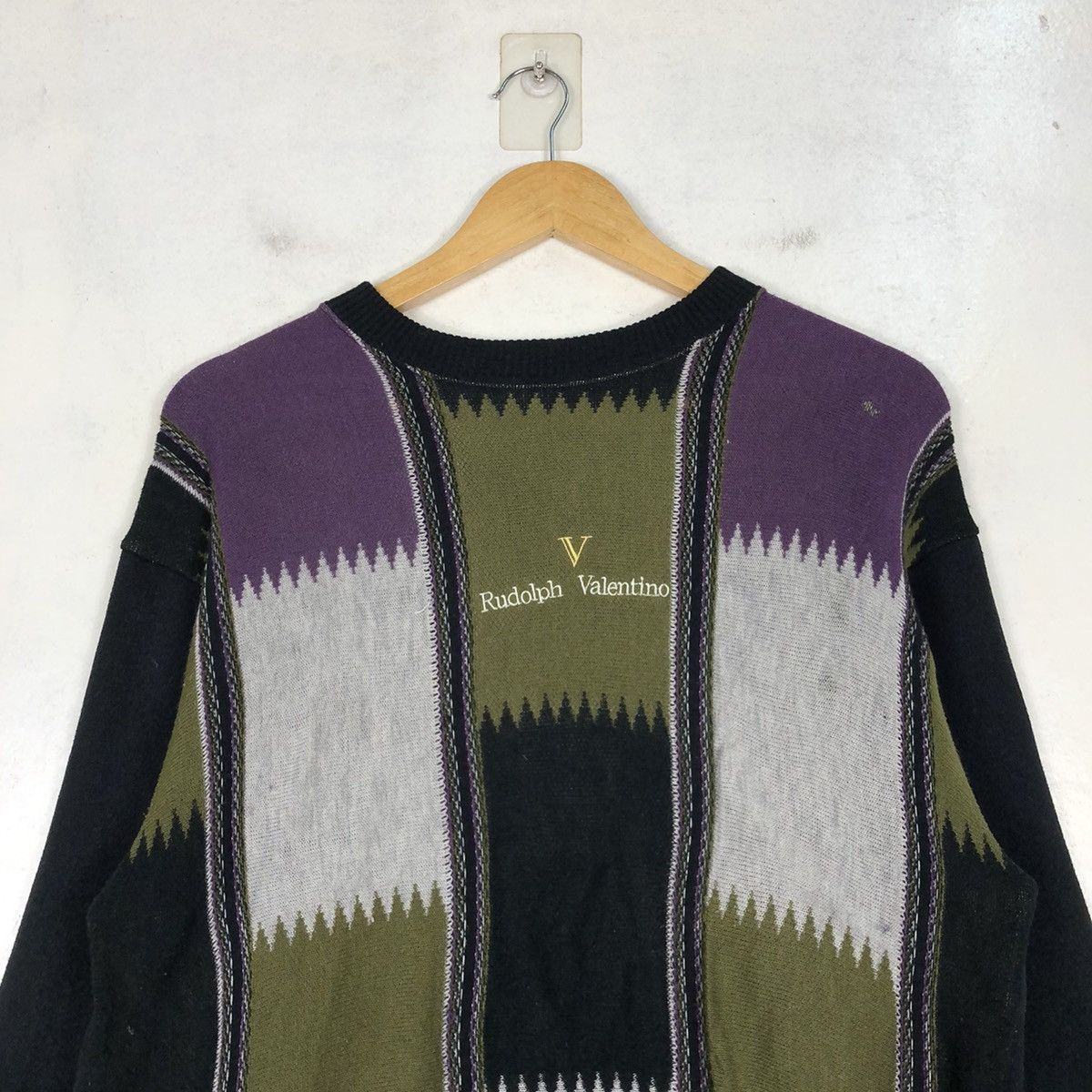 Vintage Vintage Rudolf Valentino Sweatshirt Size US M / EU 48-50 / 2 - 2 Thumbnail