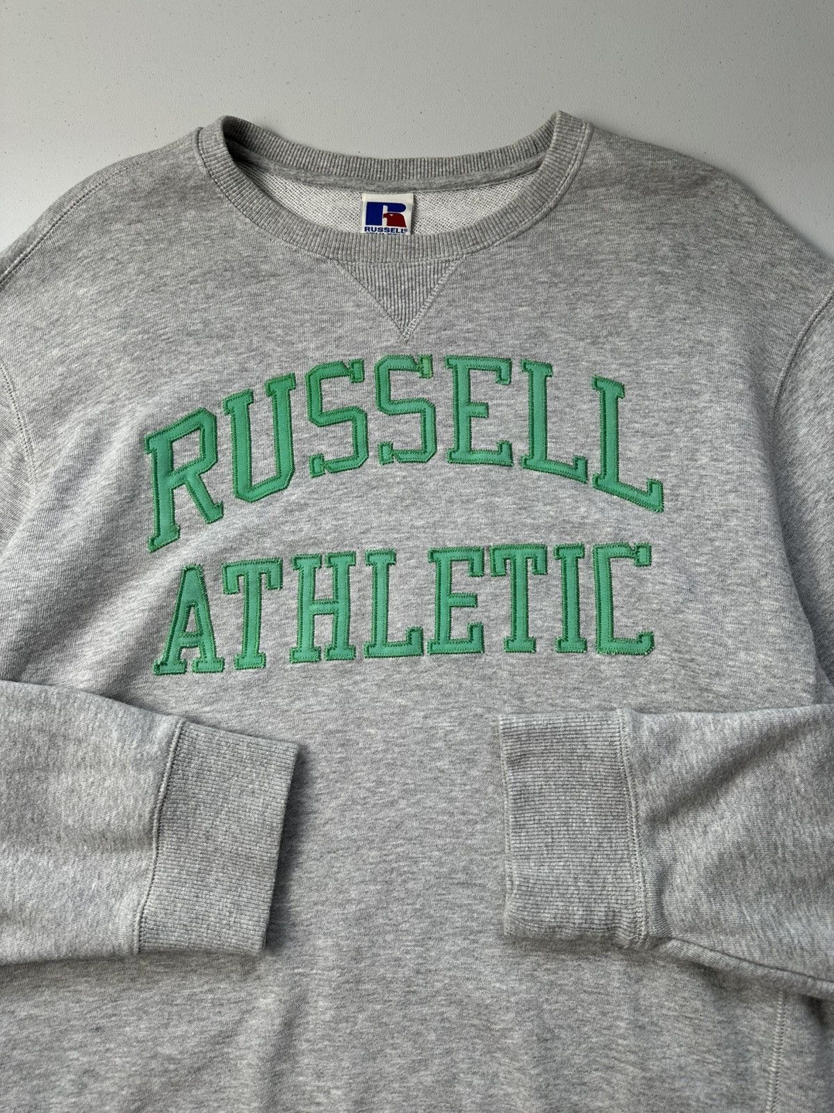 Russell Athletic × Vintage Vintage Y2k Russel Athletic Print Logo Sweatshirt Oversized Size US XL / EU 56 / 4 - 5 Thumbnail
