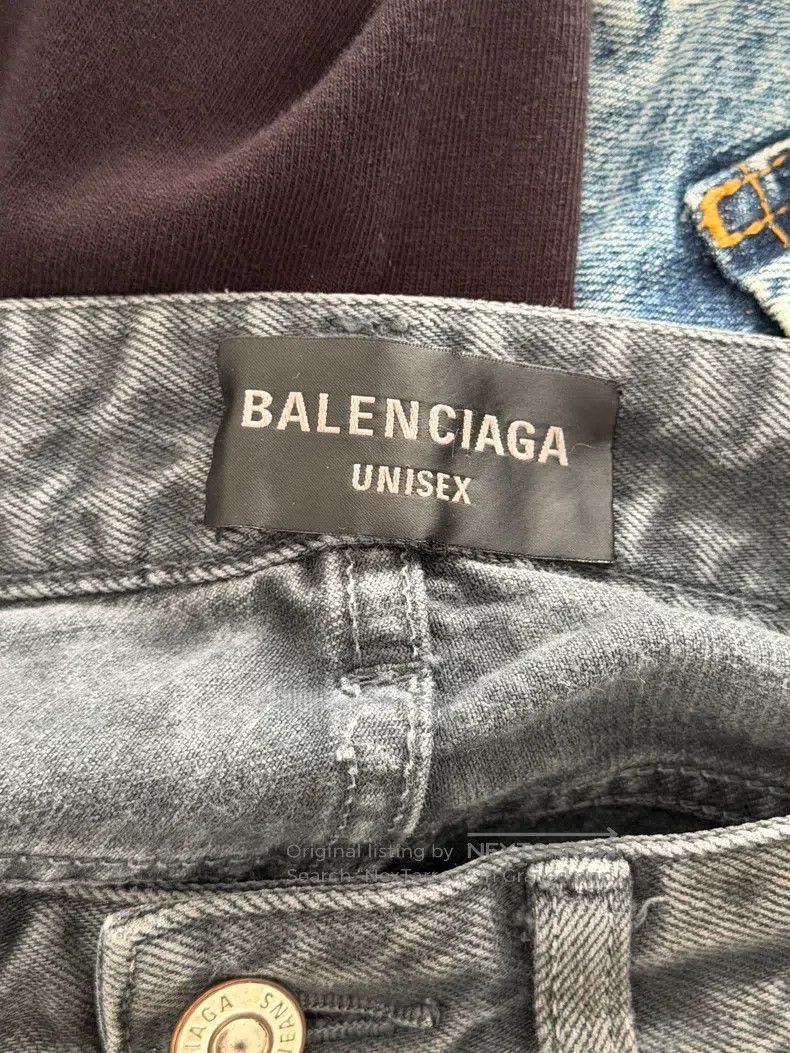 Balenciaga Balenciaga size S Flared Denim Pants Size US 27 - 4 Thumbnail